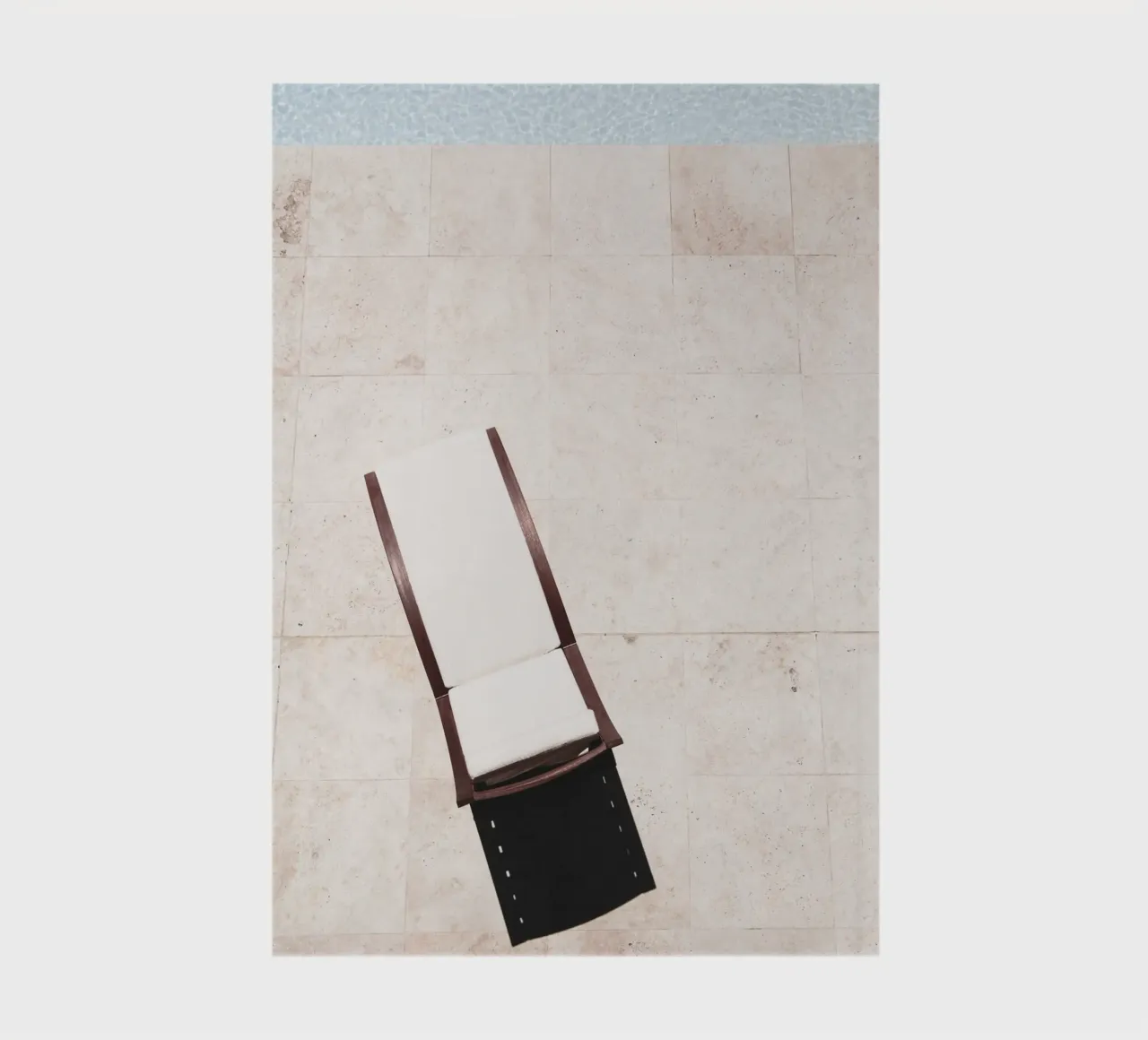 Minimalist pool relaxation - modern summer design notebook by Whole©