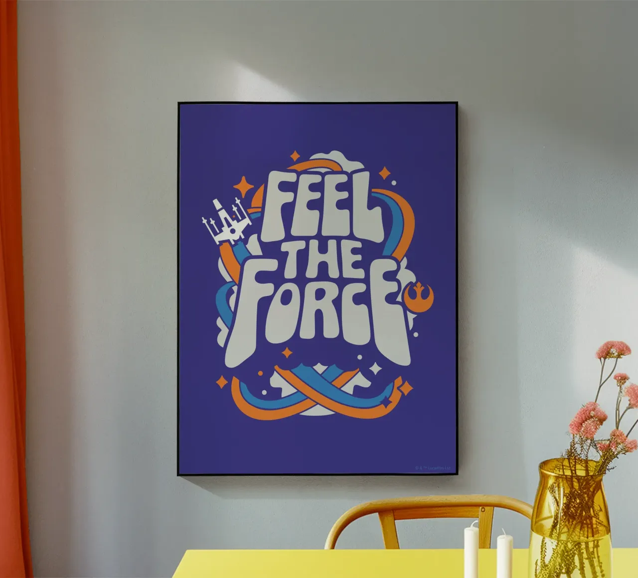 FEEL THE FORCE plexiglass da Star Wars