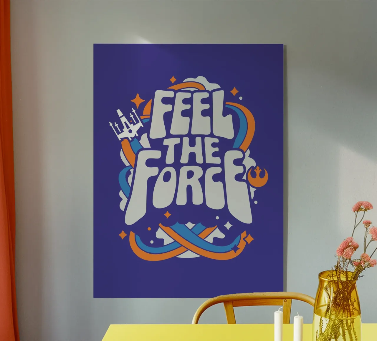 FEEL THE FORCE plexiglass da Star Wars
