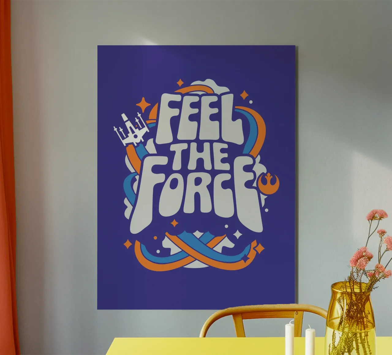 FEEL THE FORCE pannello forex da Star Wars