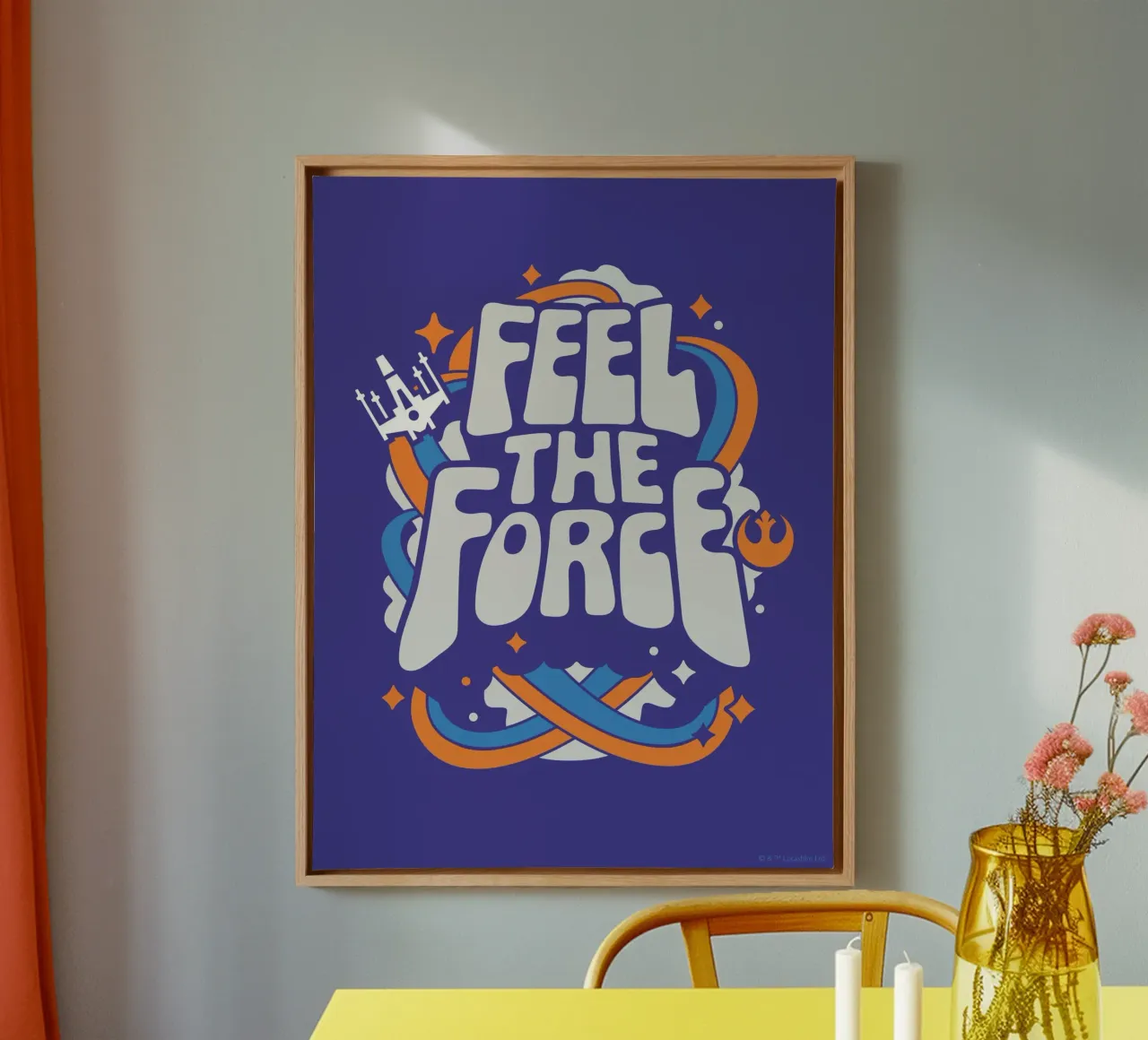 FEEL THE FORCE canvas van Star Wars