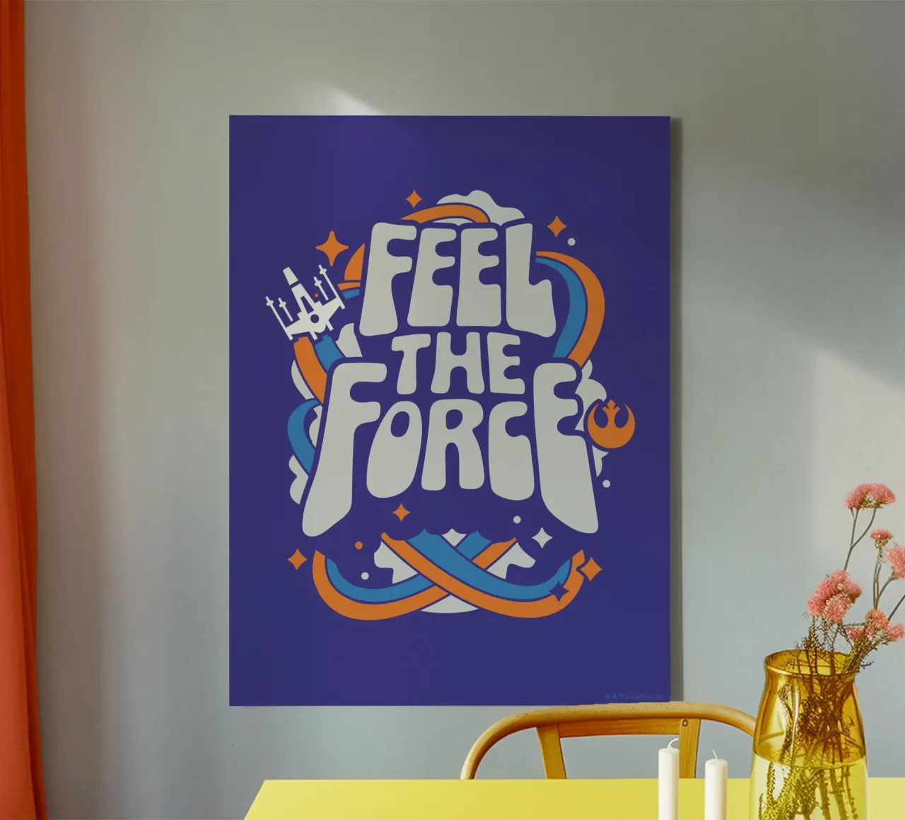 FEEL THE FORCE canvas van Star Wars