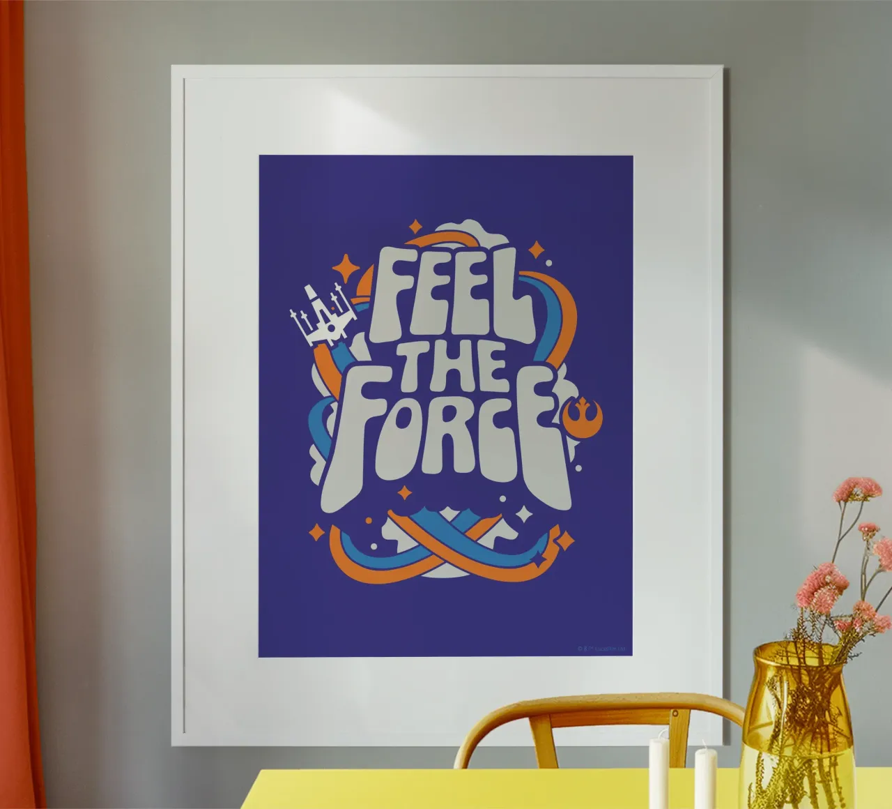 FEEL THE FORCE poster da Star Wars
