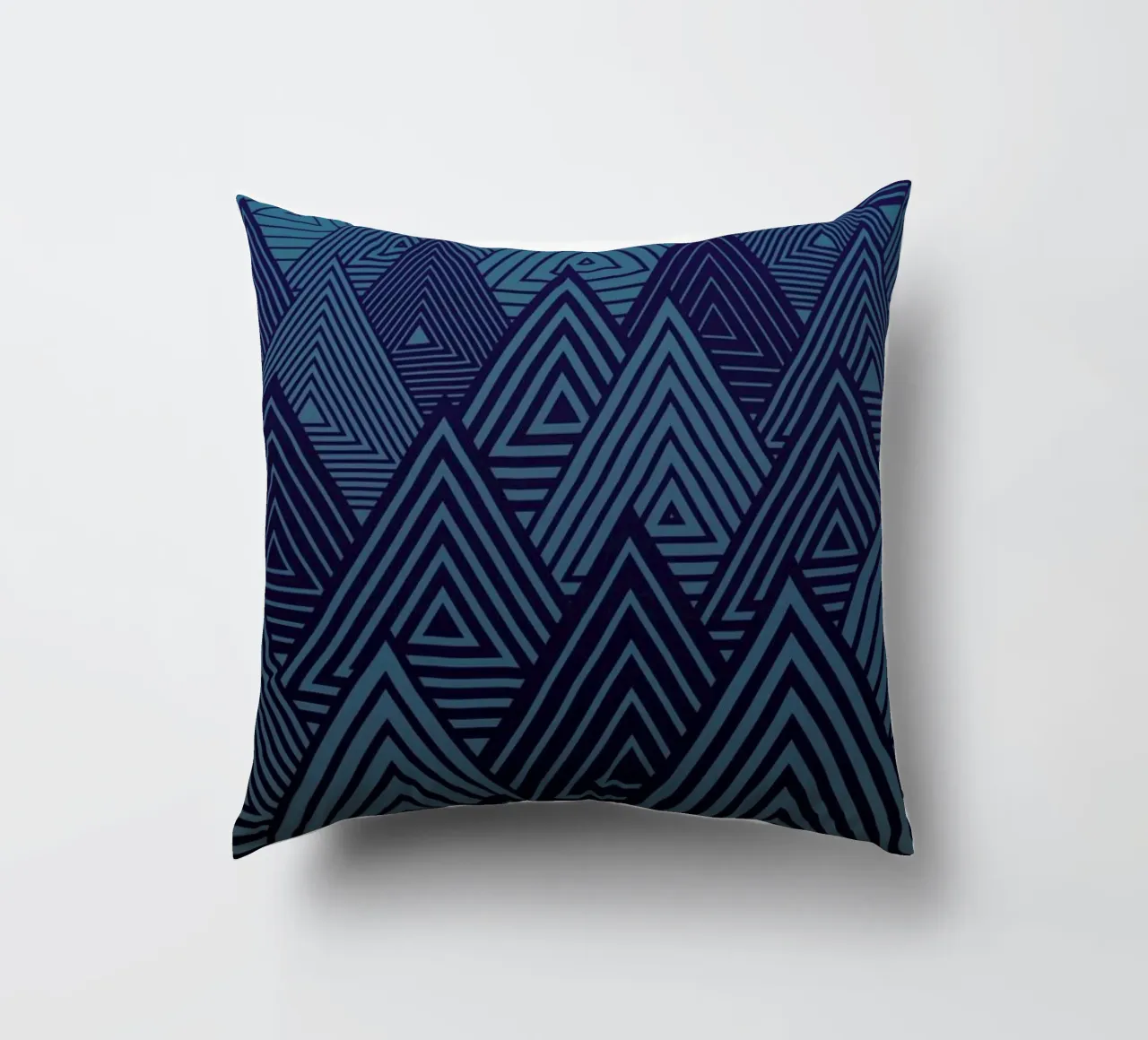 Indigo Forest decorative cushion by Angelo Cerantola