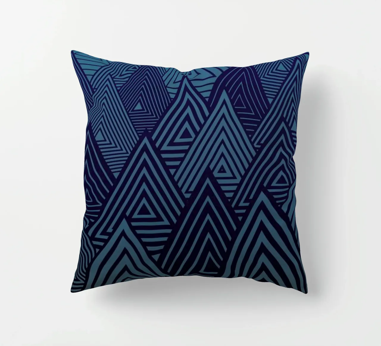 Indigo Forest decorative cushion by Angelo Cerantola