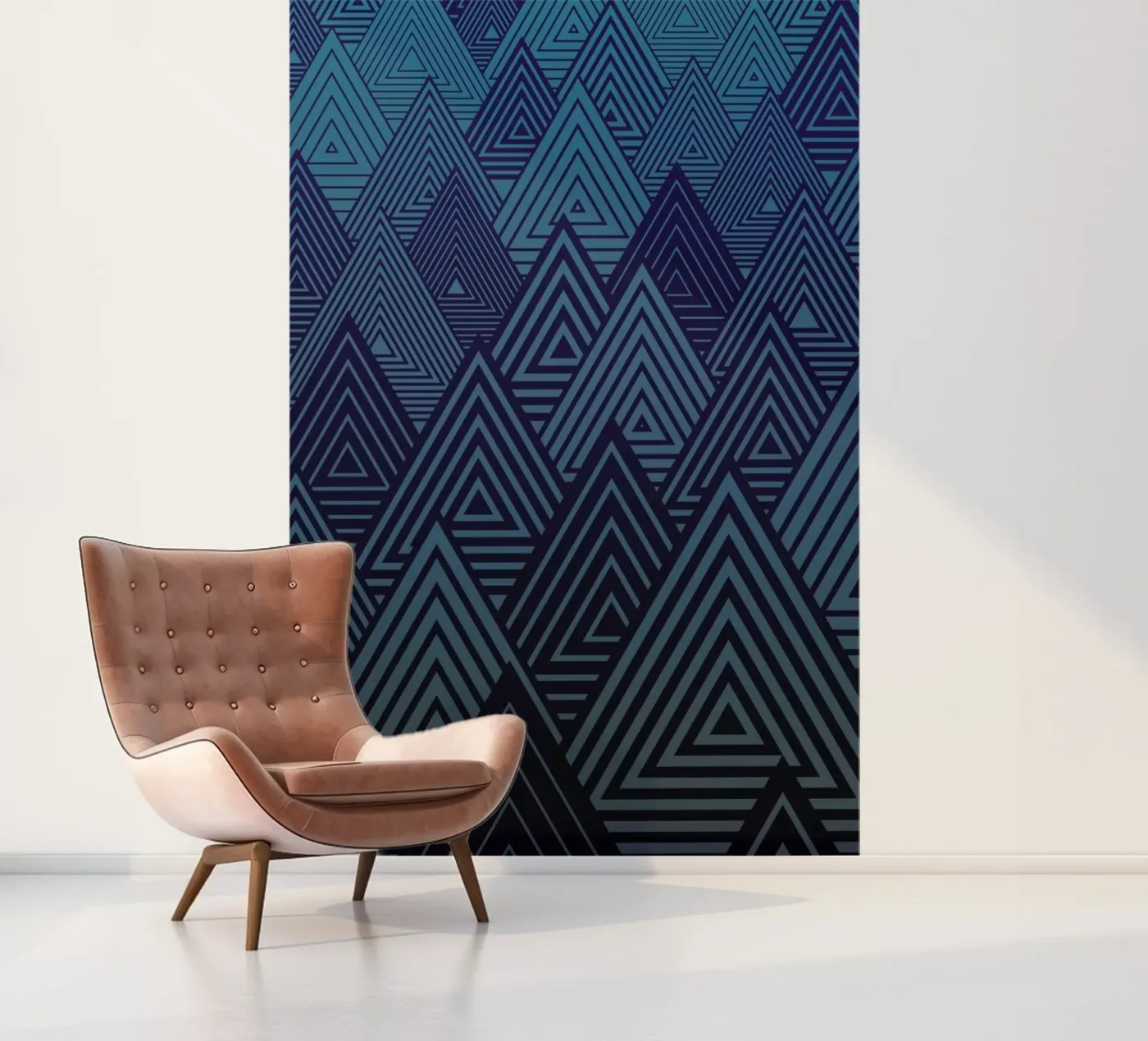 Indigo Forest fotobehang van Angelo Cerantola