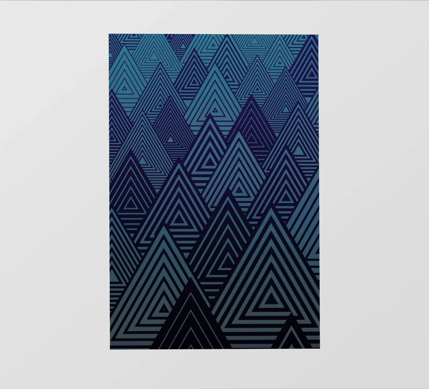 Indigo Forest fotobehang van Angelo Cerantola