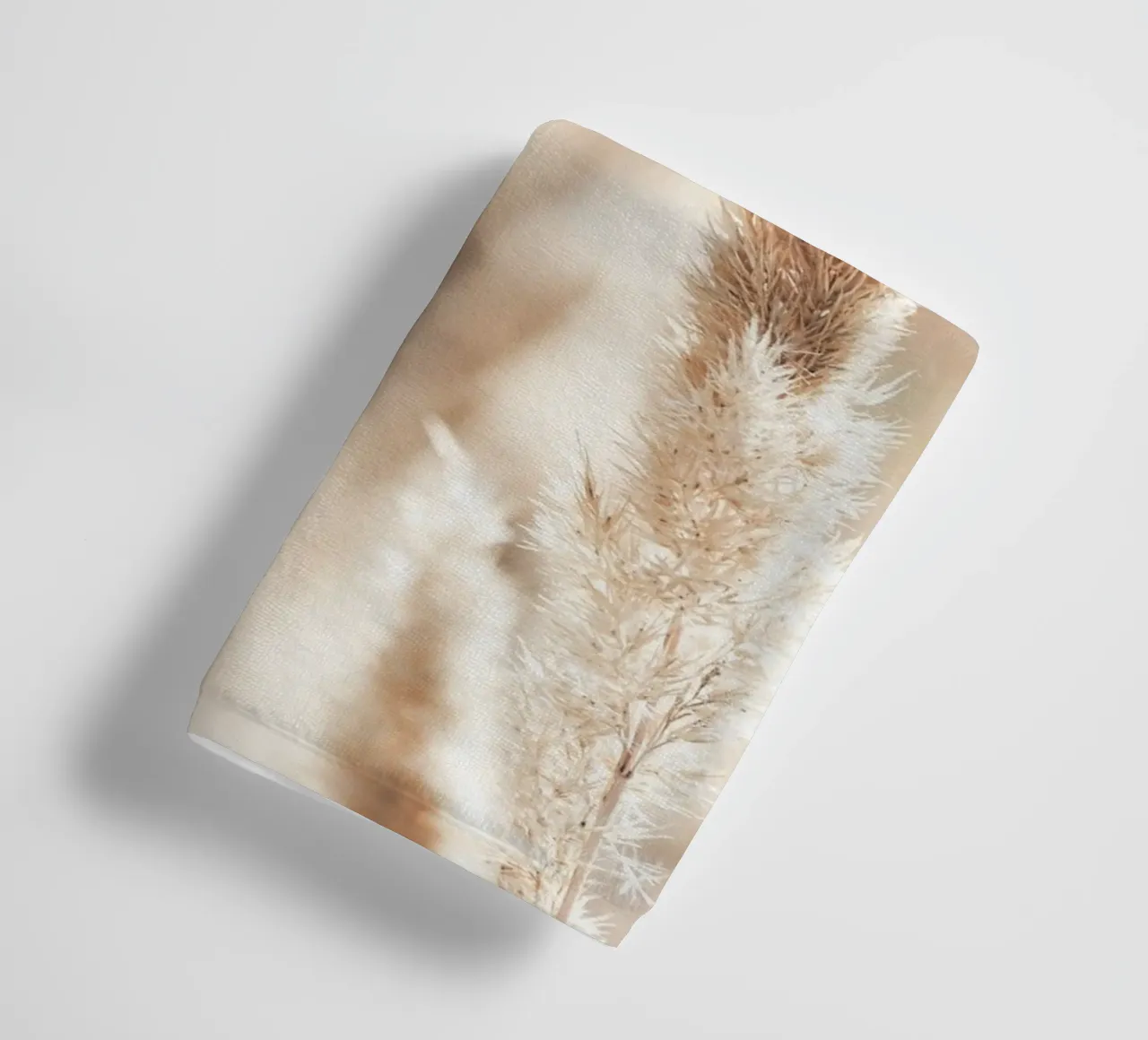 Delicate reed grass - nature minimalist boho wall art towel by Whole©
