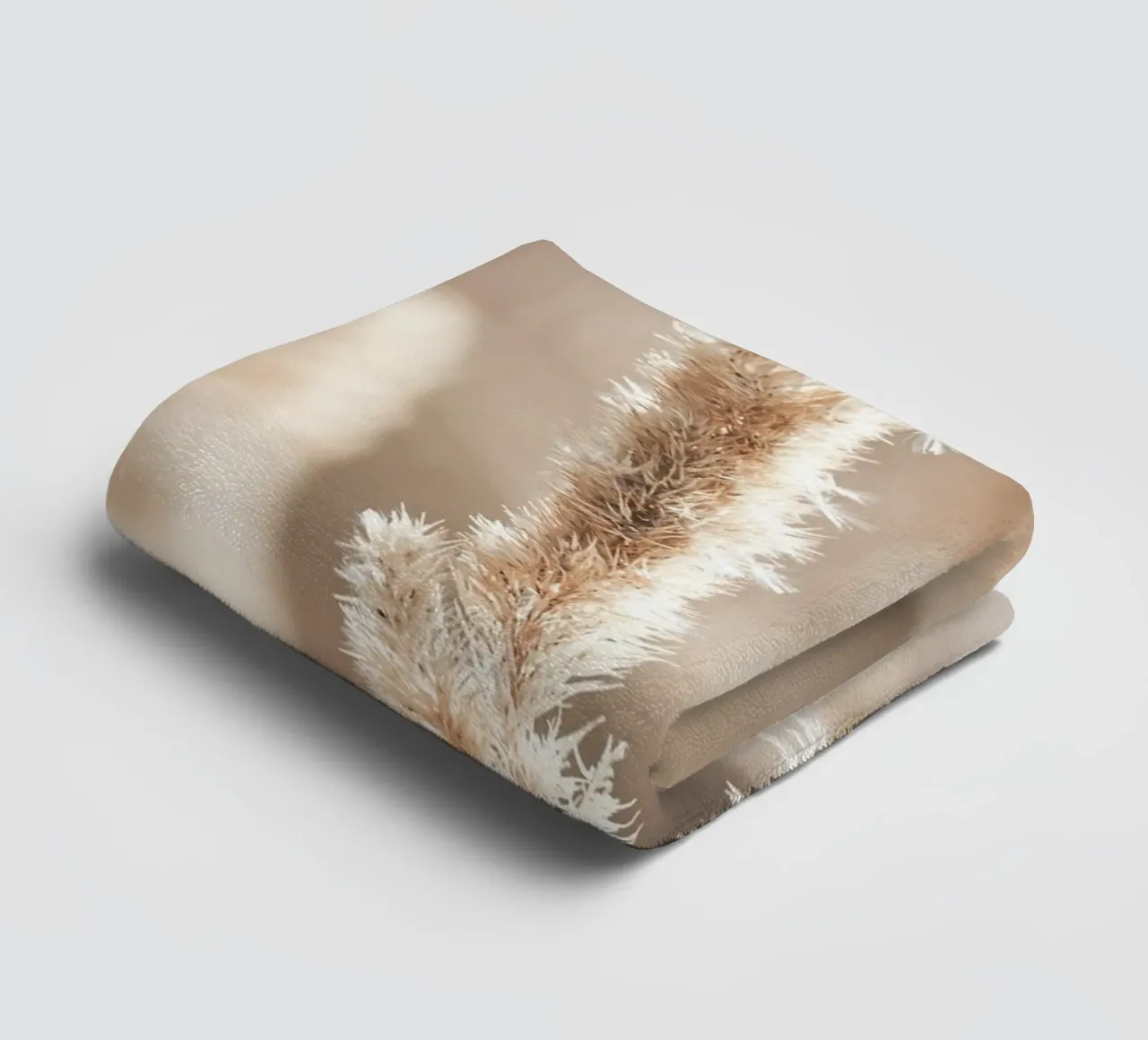Delicate reed grass - nature minimalist boho wall art towel by Whole©