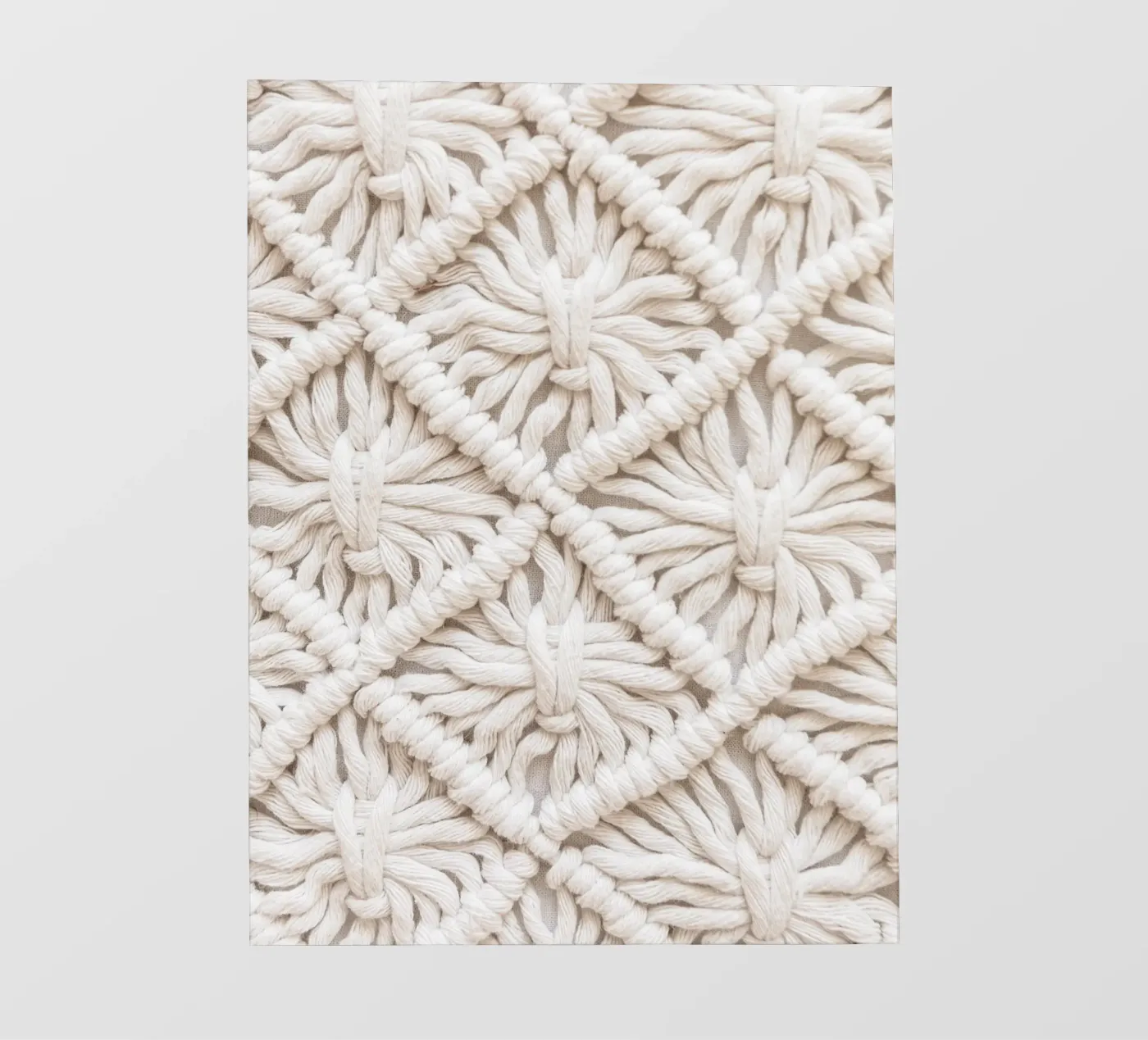 Boho macramé pattern - Stylish textile design pellicola backlit da Whole©