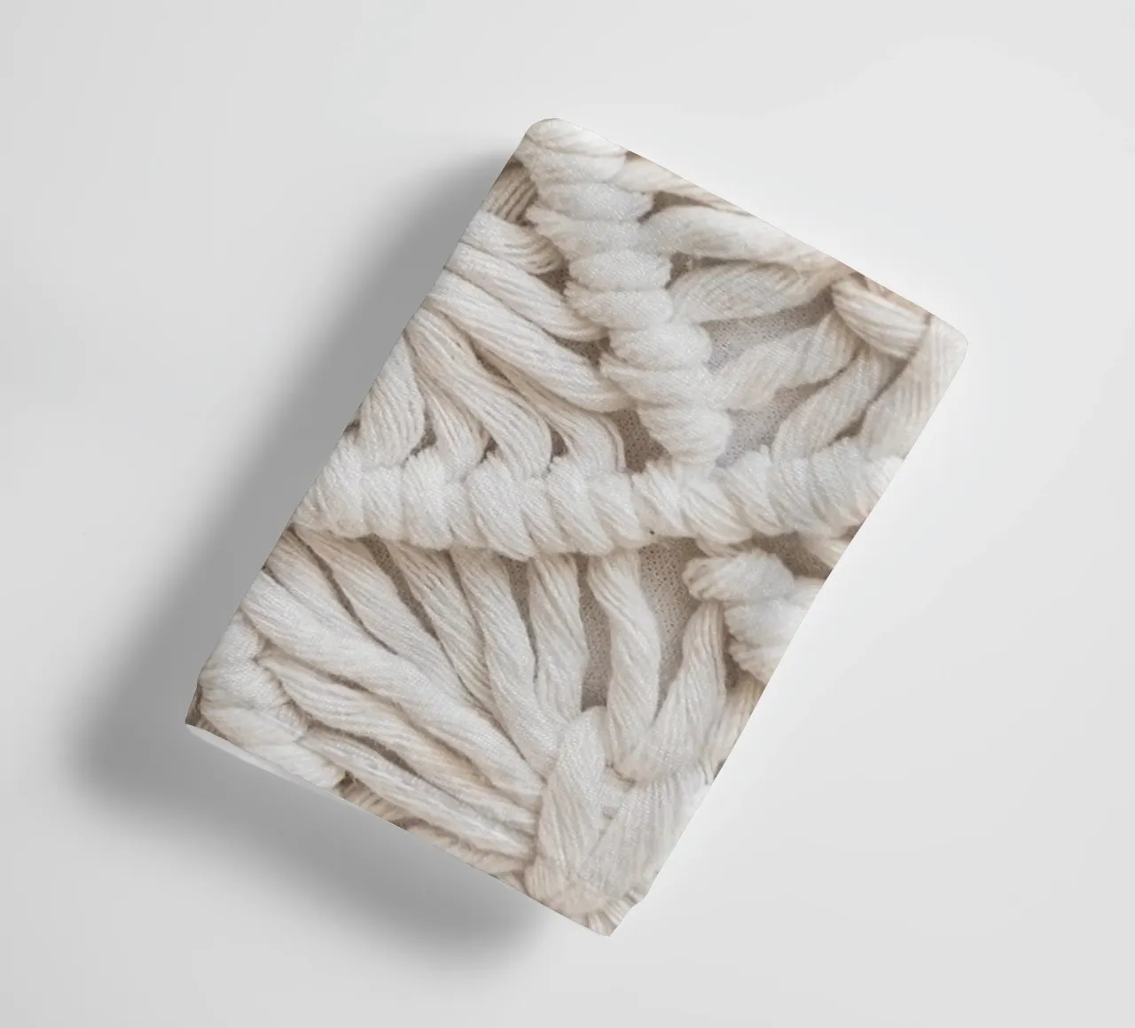 Boho macramé pattern - Stylish textile design towel by Whole©