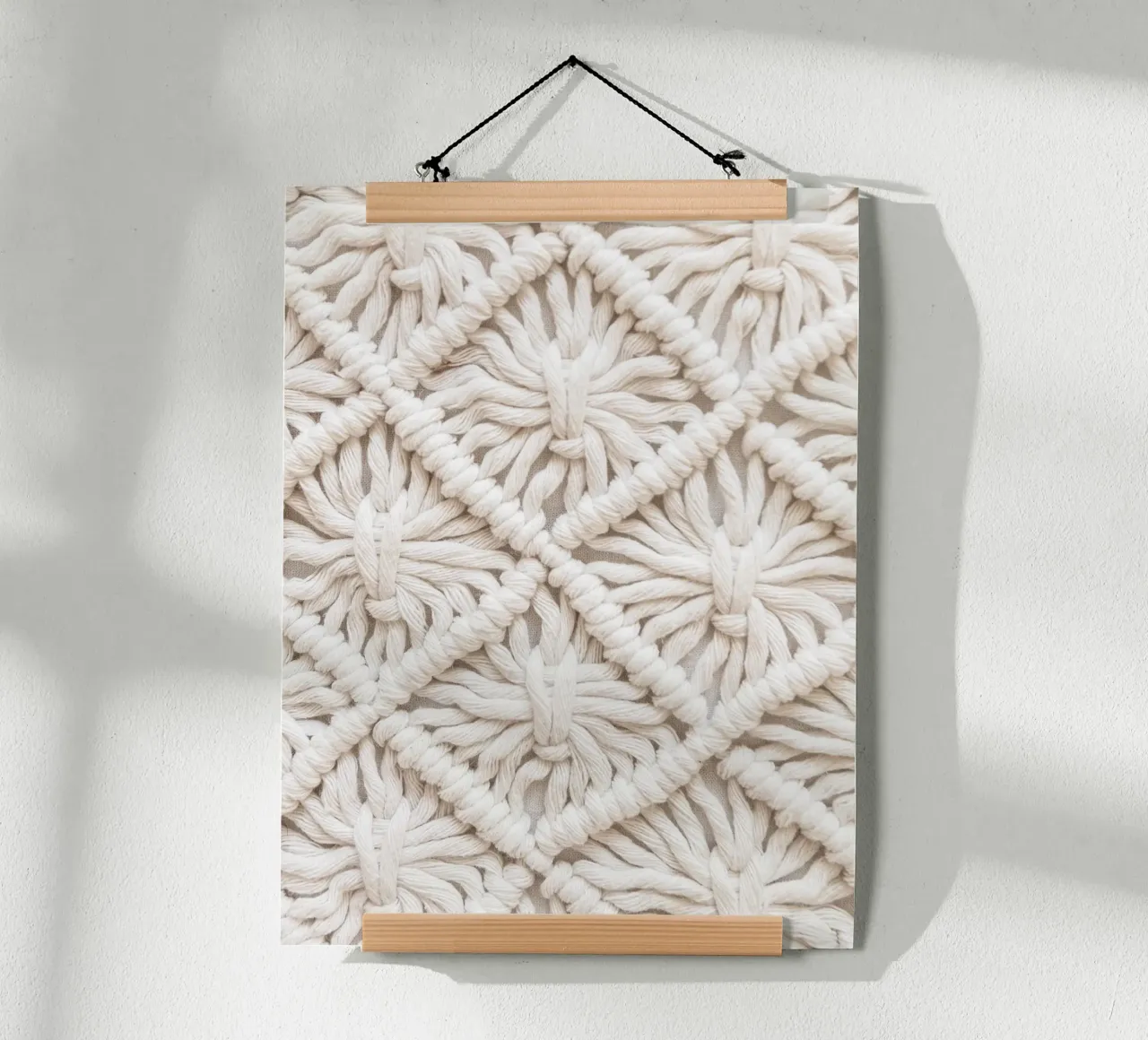 Boho macramé pattern - Stylish textile design hahnemühle by Whole©