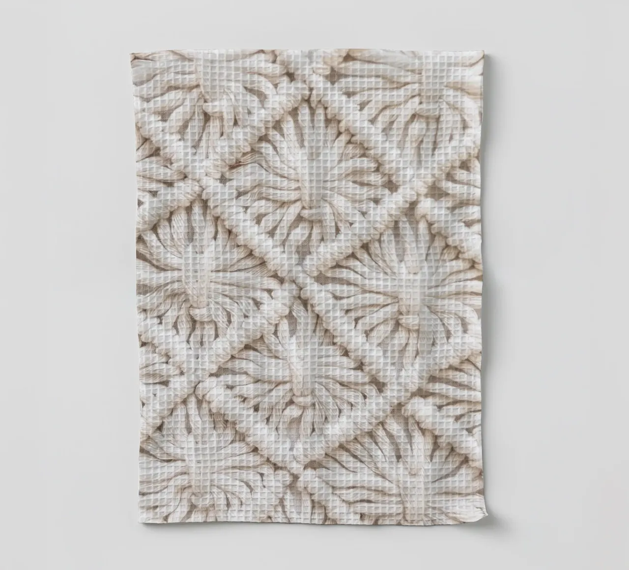 Motif boho macramé - design textile élégant torchon de Whole©