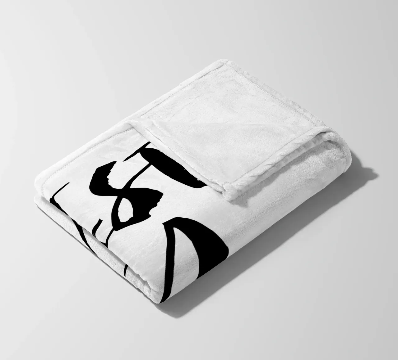 Cest La Vie in bianco e nero coperta in pile da THE MOTIVATED TYPE