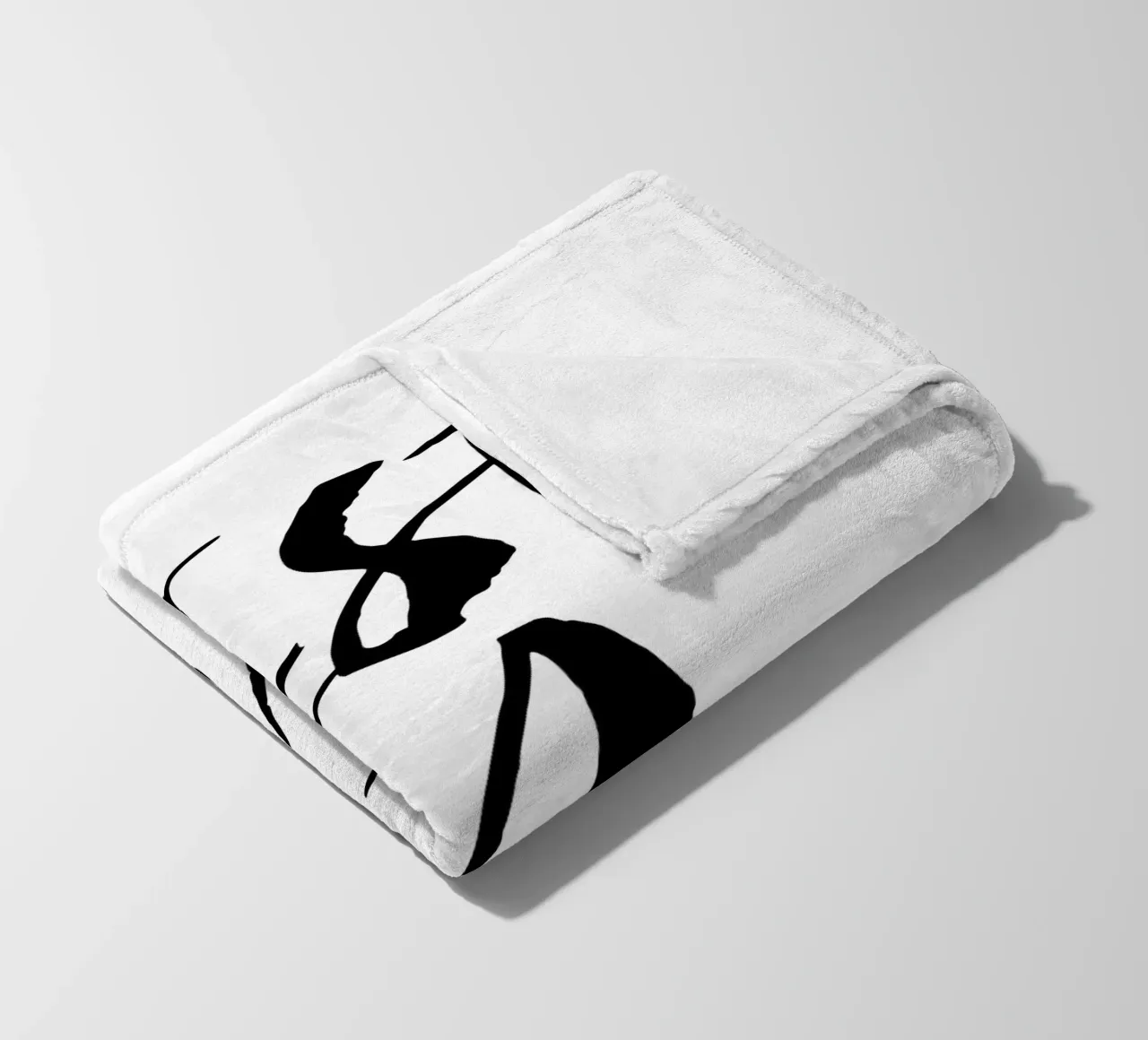 Cest La Vie in bianco e nero coperta in pile da THE MOTIVATED TYPE