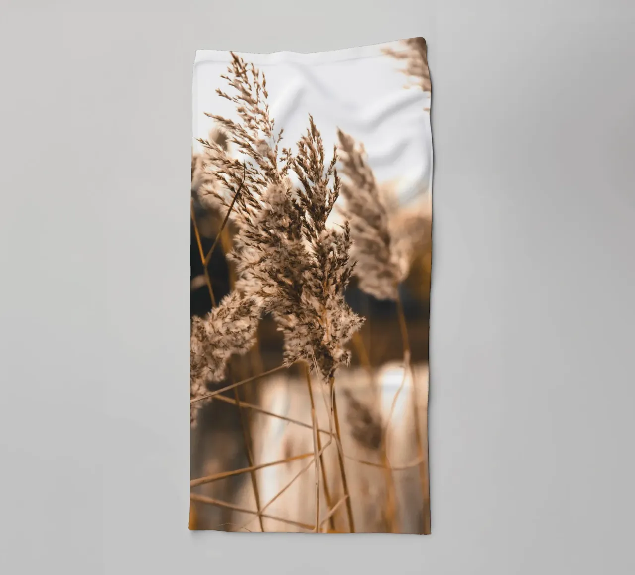 Natural grasses in warm earthy tones - Soft natural aesthetics towel by Whole©