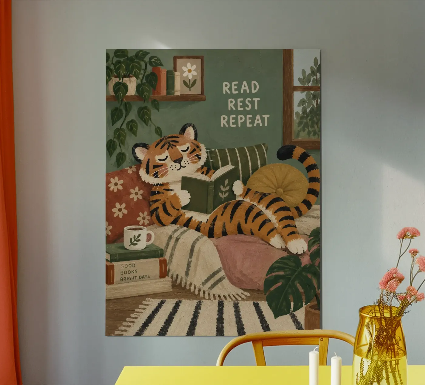 Read Rest Repeat poster by Words & wonders