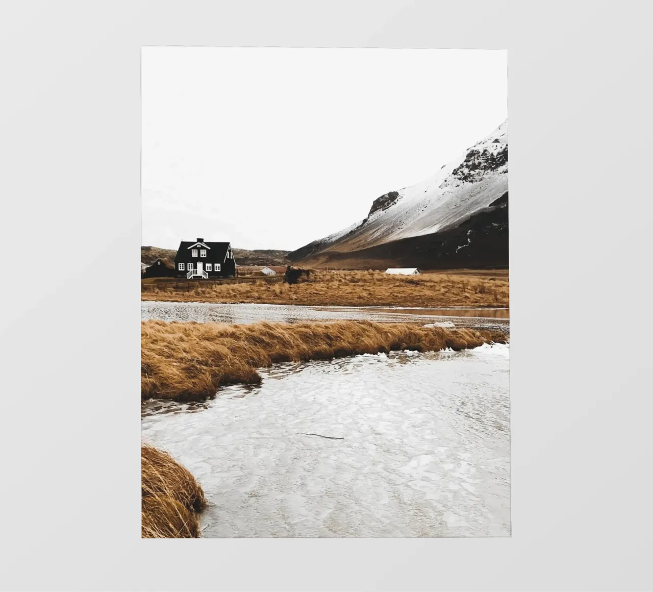 Paesaggio scandinavo in caldi colori naturali telo in pvc da Whole©
