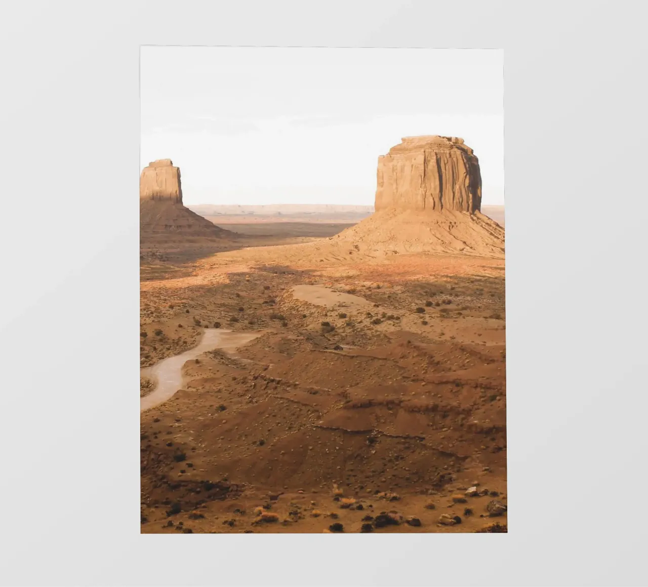 Paesaggio della Monument Valley: paesaggio desertico dai toni caldi telo in pvc da Whole©