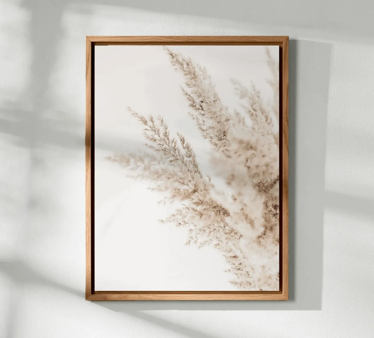 Elegant pampagras - Minimalistisch natuurlijk ontwerp forex-plaat van Whole©
