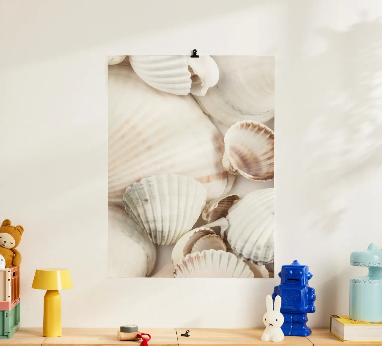 Shell design - a natural maritime look for the home hahnemühle by Whole©
