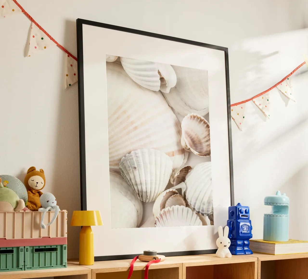 Shell design - a natural maritime look for the home hahnemühle by Whole©
