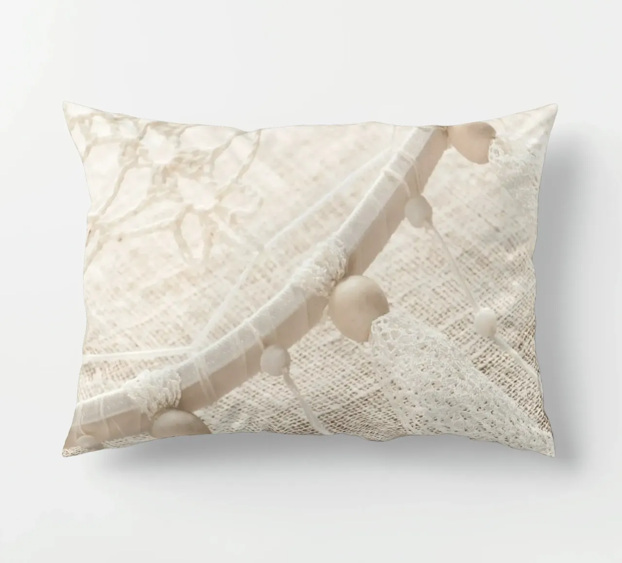 Boho dreamcatcher - natural lightness for your home decorative cushion by Whole©