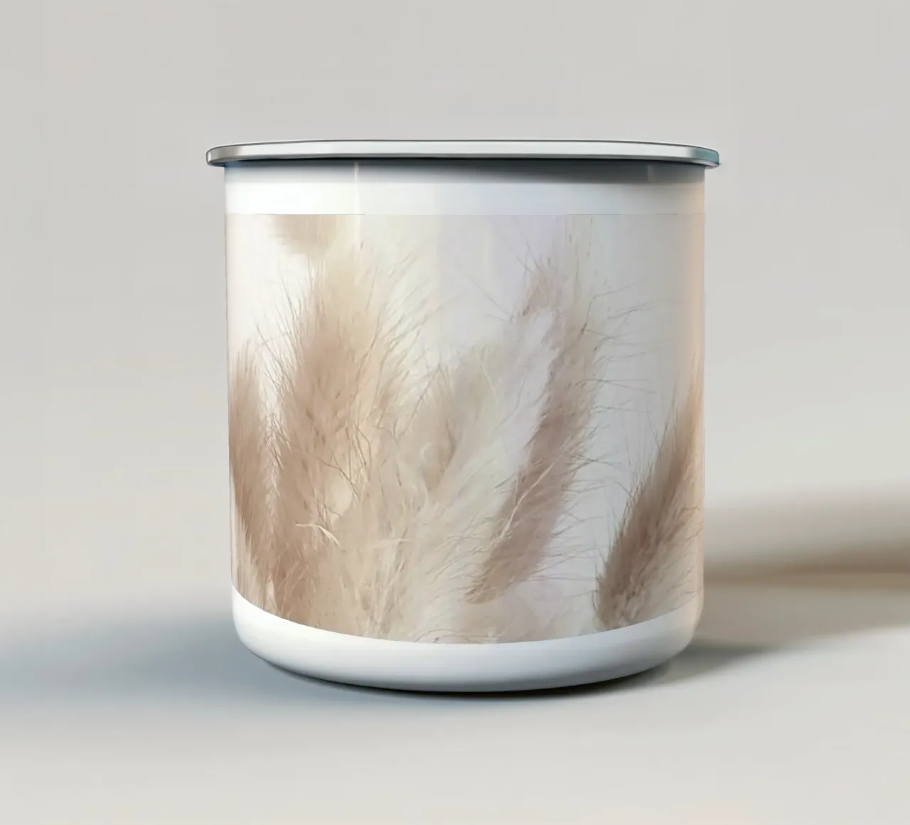 Morbida erba della pampa - eleganza naturale in stile boho tazza in smalto da Whole©