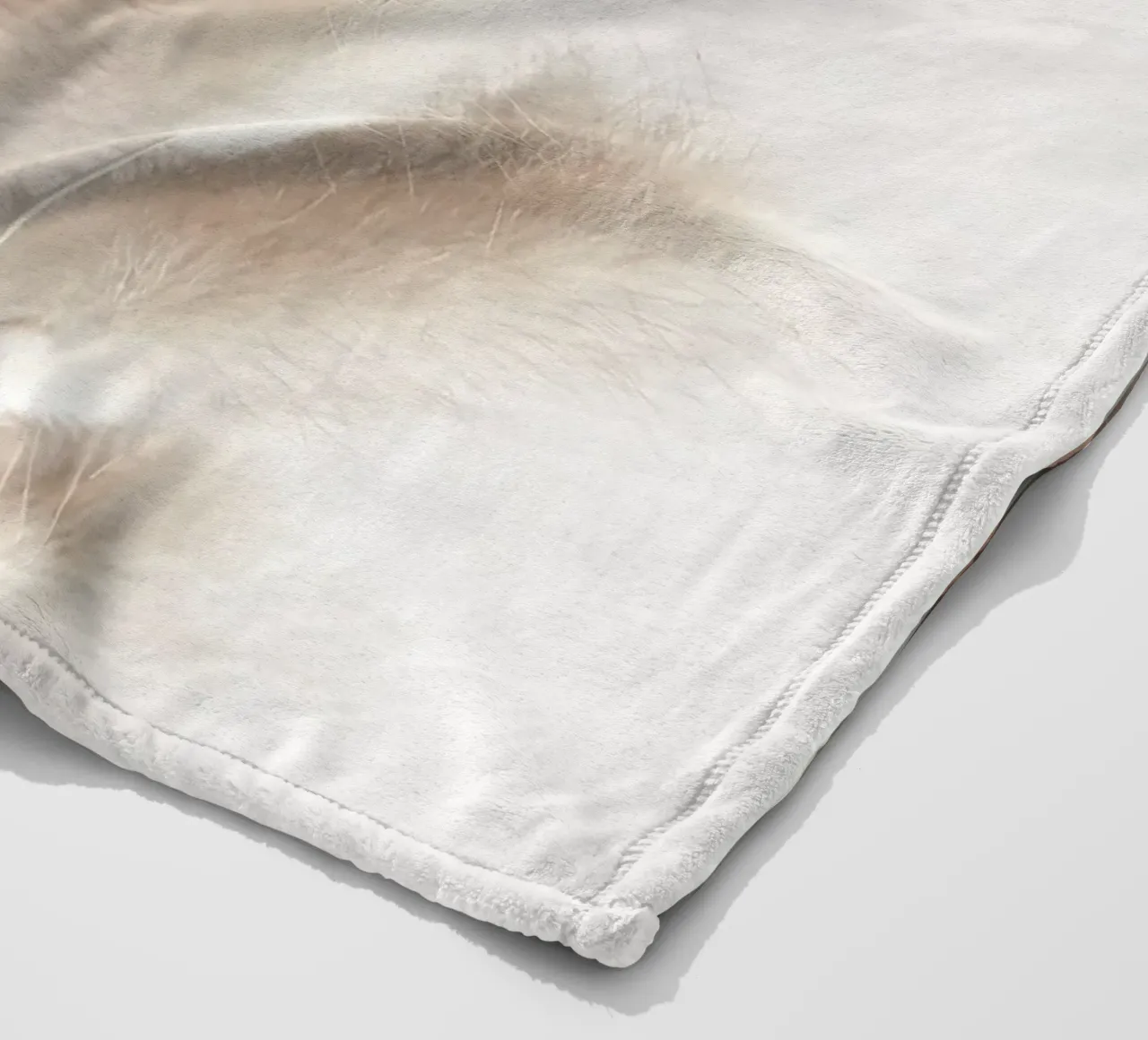 Soft pampas grass - natural elegance in boho style fleece blanket by Whole©