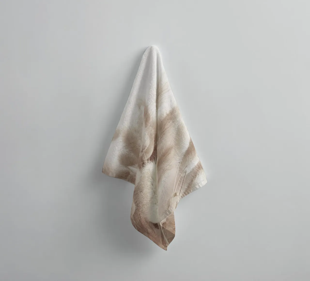 Soft pampas grass - natural elegance in boho style towel by Whole©
