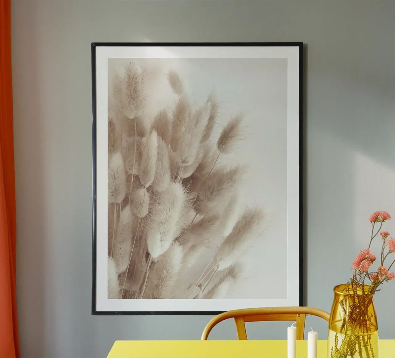 Soft pampas grass - natural elegance in boho style hahnemühle by Whole©