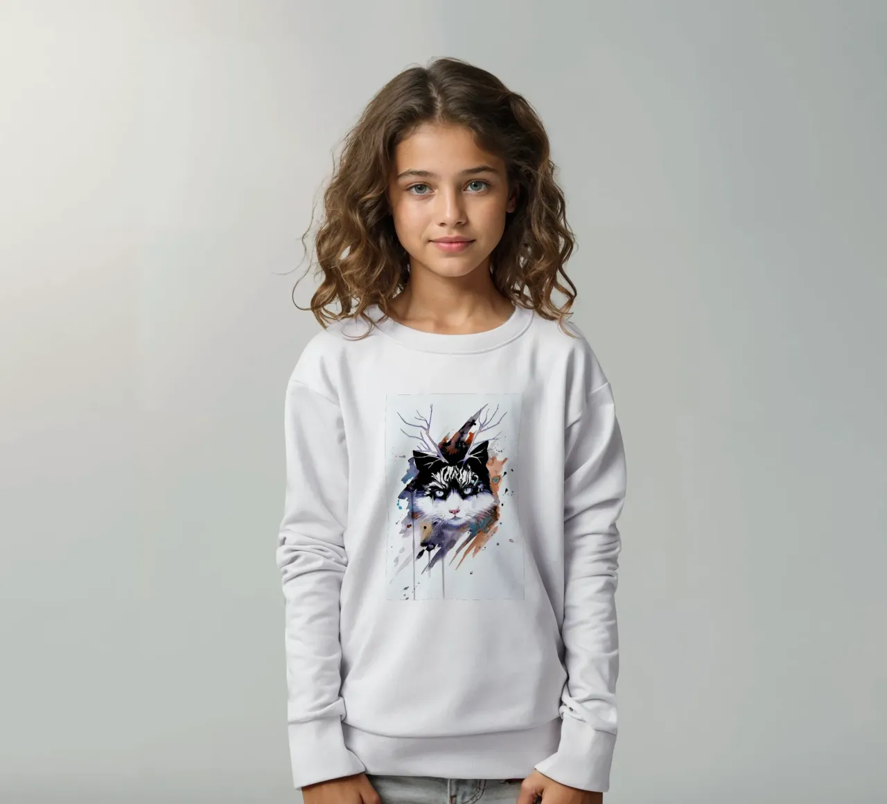 Cat felpa bambino da Pixie Cold