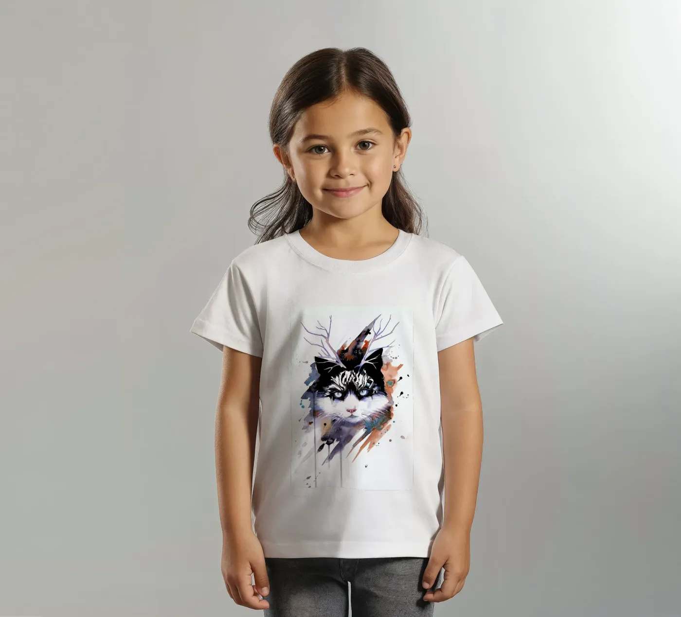 Cat kinder t-shirt van Pixie Cold
