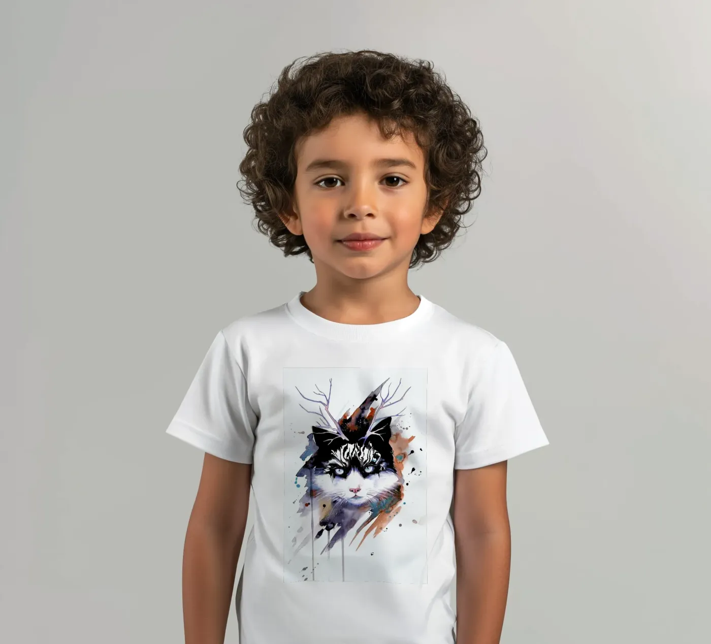 Cat t-shirt bambini da Pixie Cold