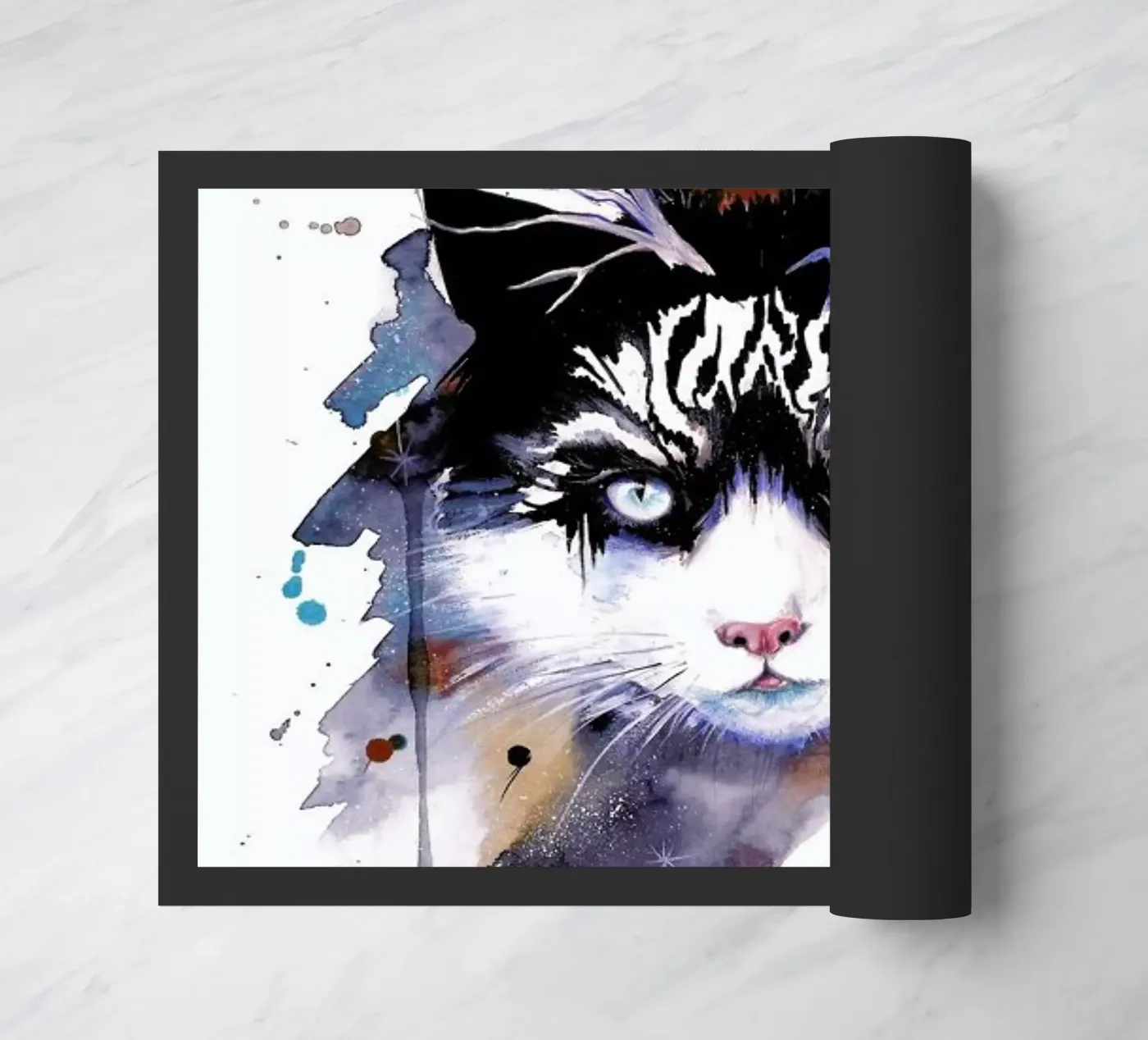 Cat doormat by Pixie Cold