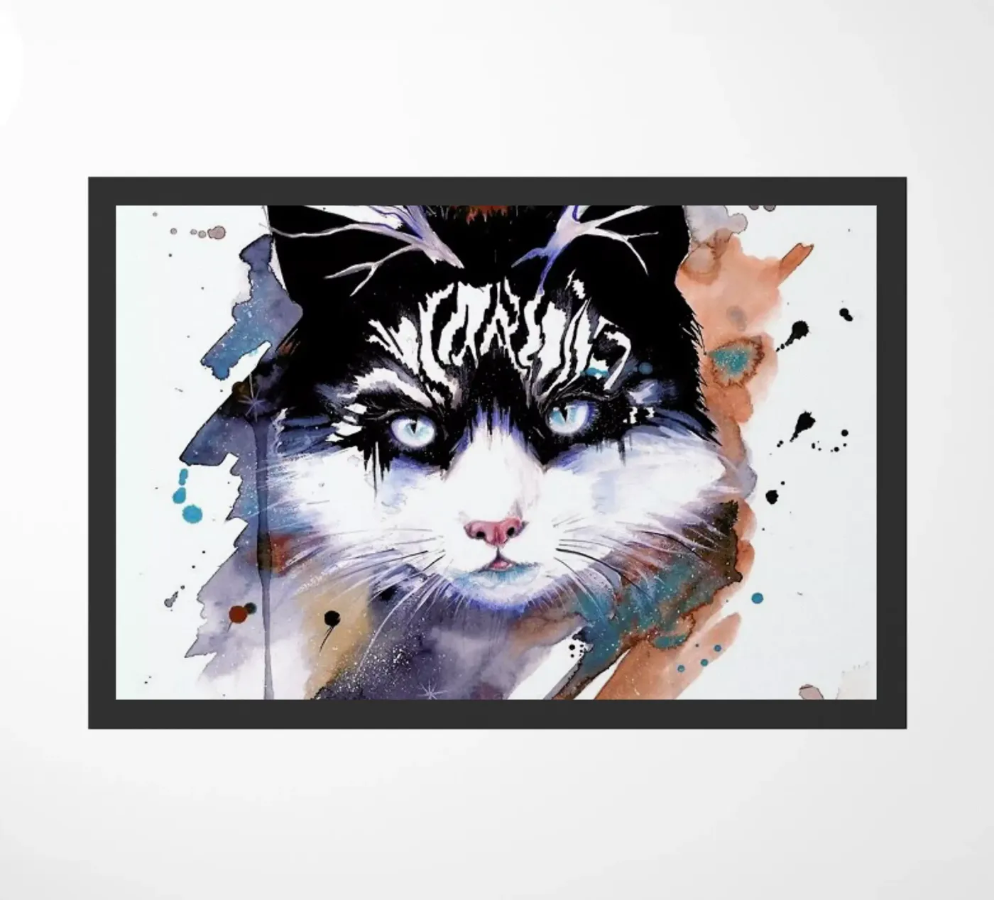 Cat doormat by Pixie Cold