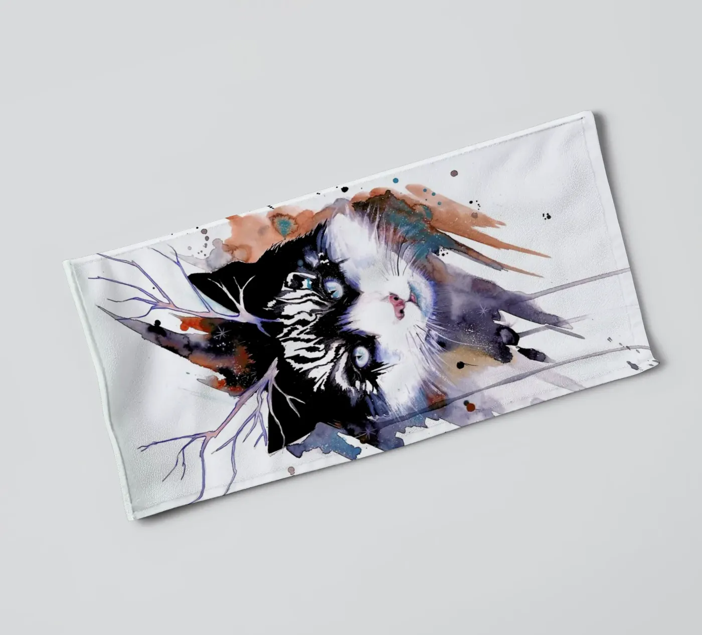 Cat badhanddoek van Pixie Cold