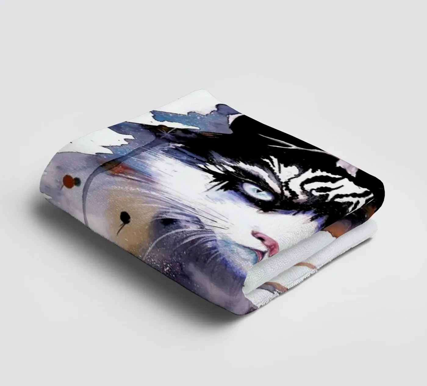 Cat badhanddoek van Pixie Cold