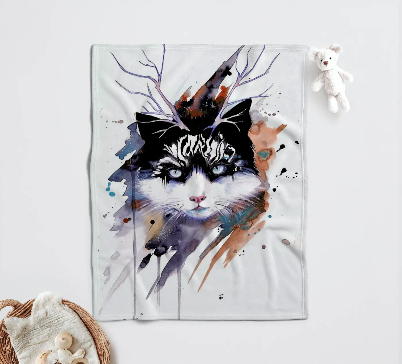 Cat Fleecedecke von Pixie Cold