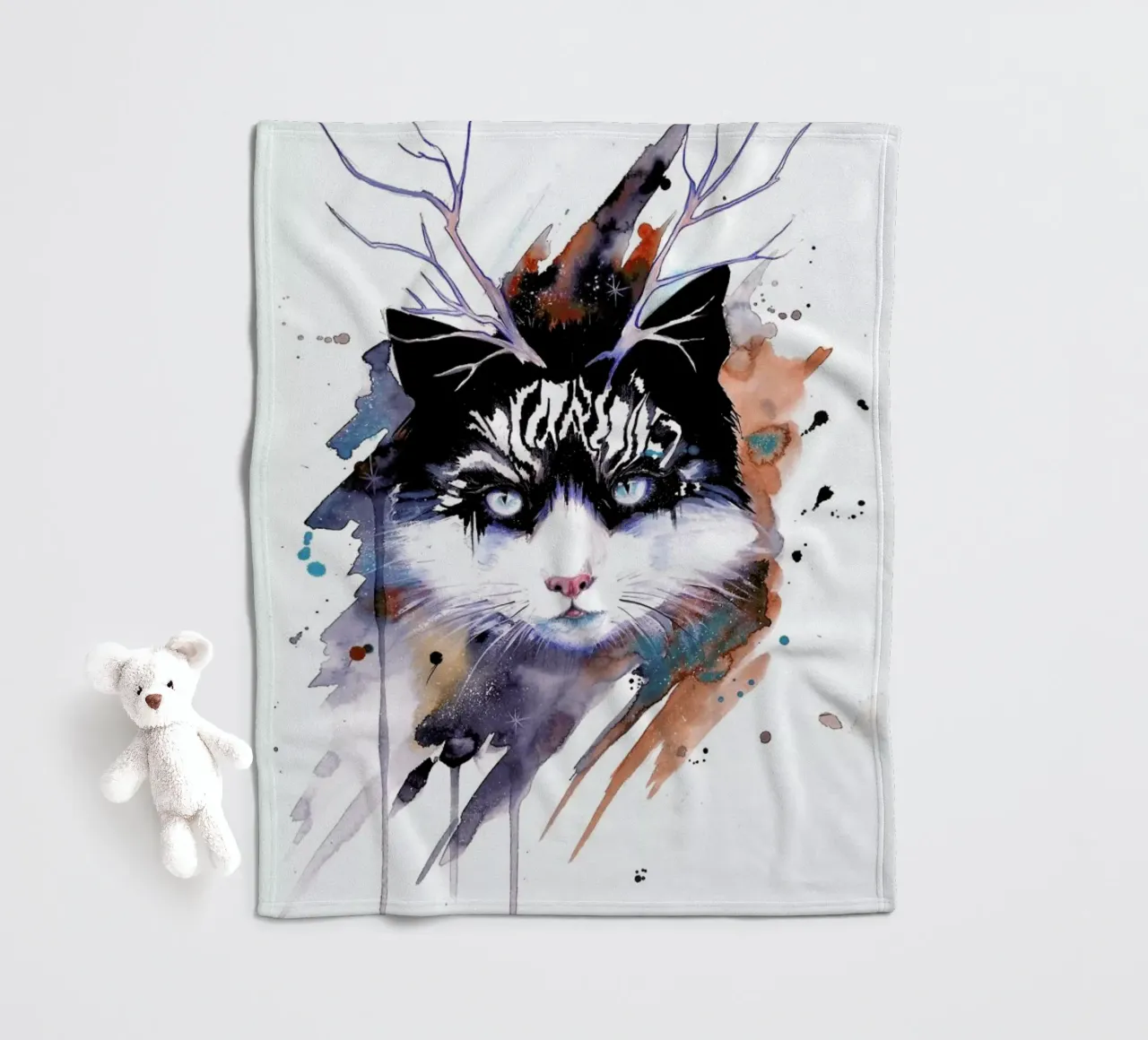 Cat Fleecedecke von Pixie Cold