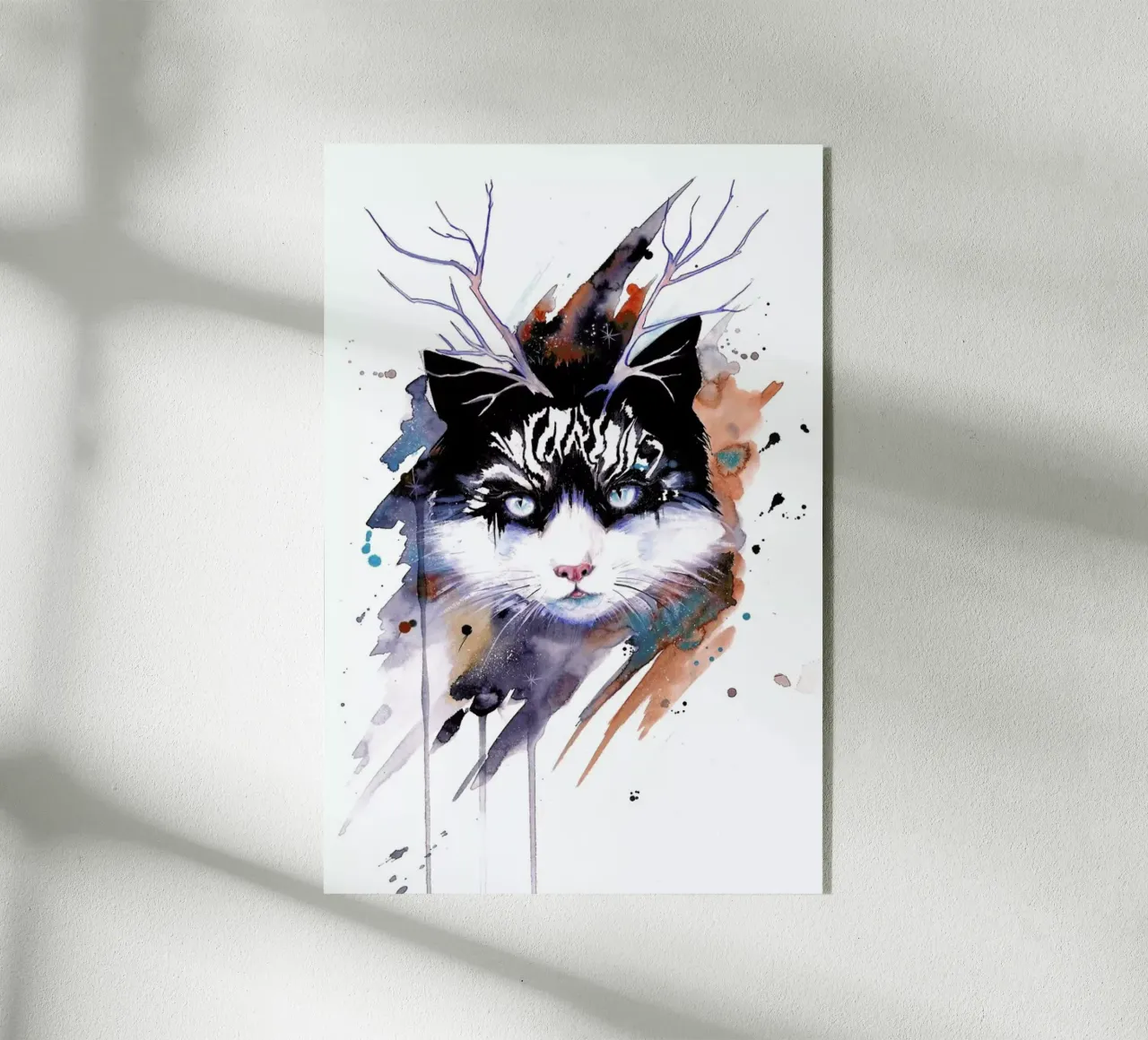 Cat Acryl-Glas von Pixie Cold