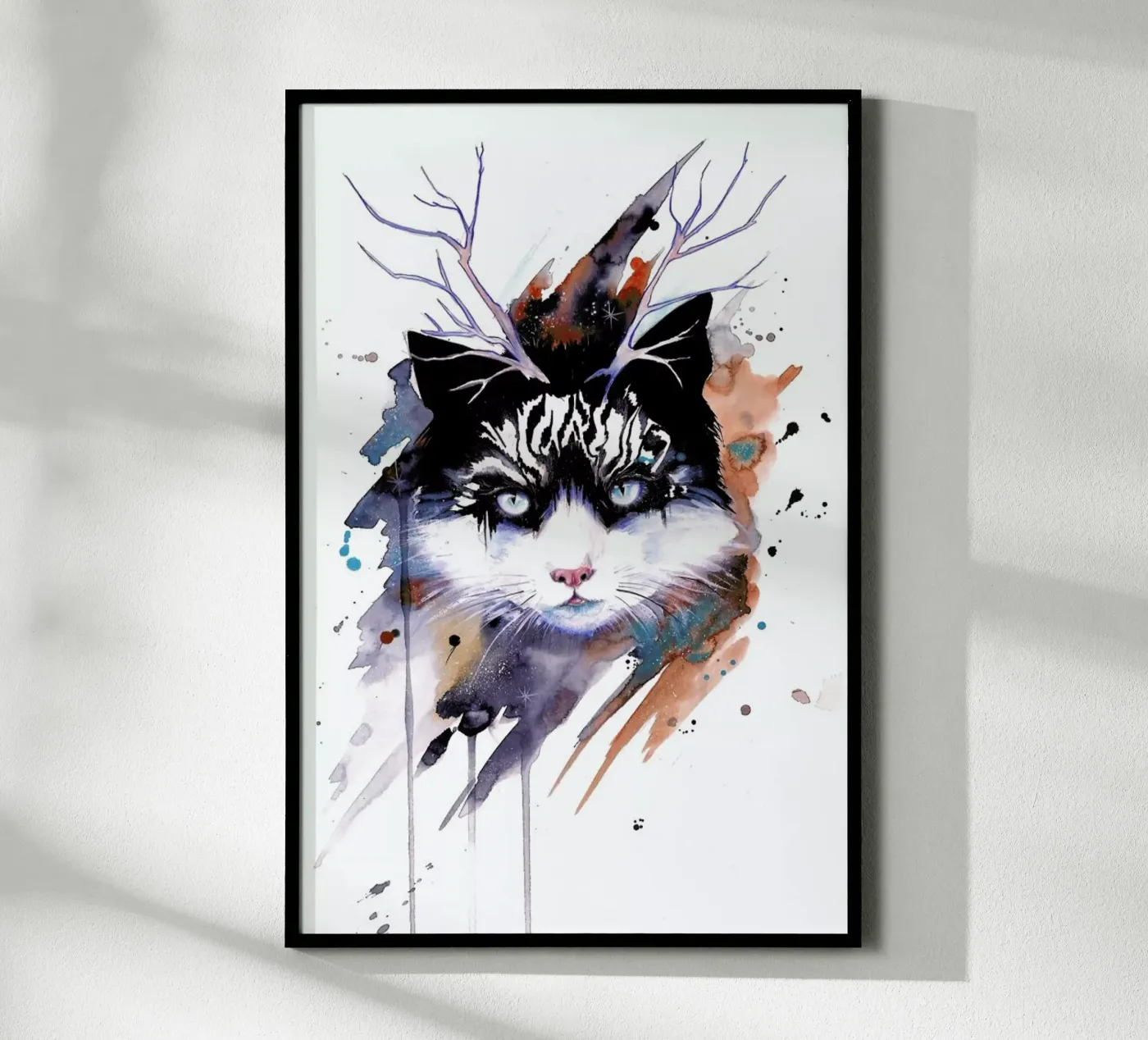 Cat Poster von Pixie Cold