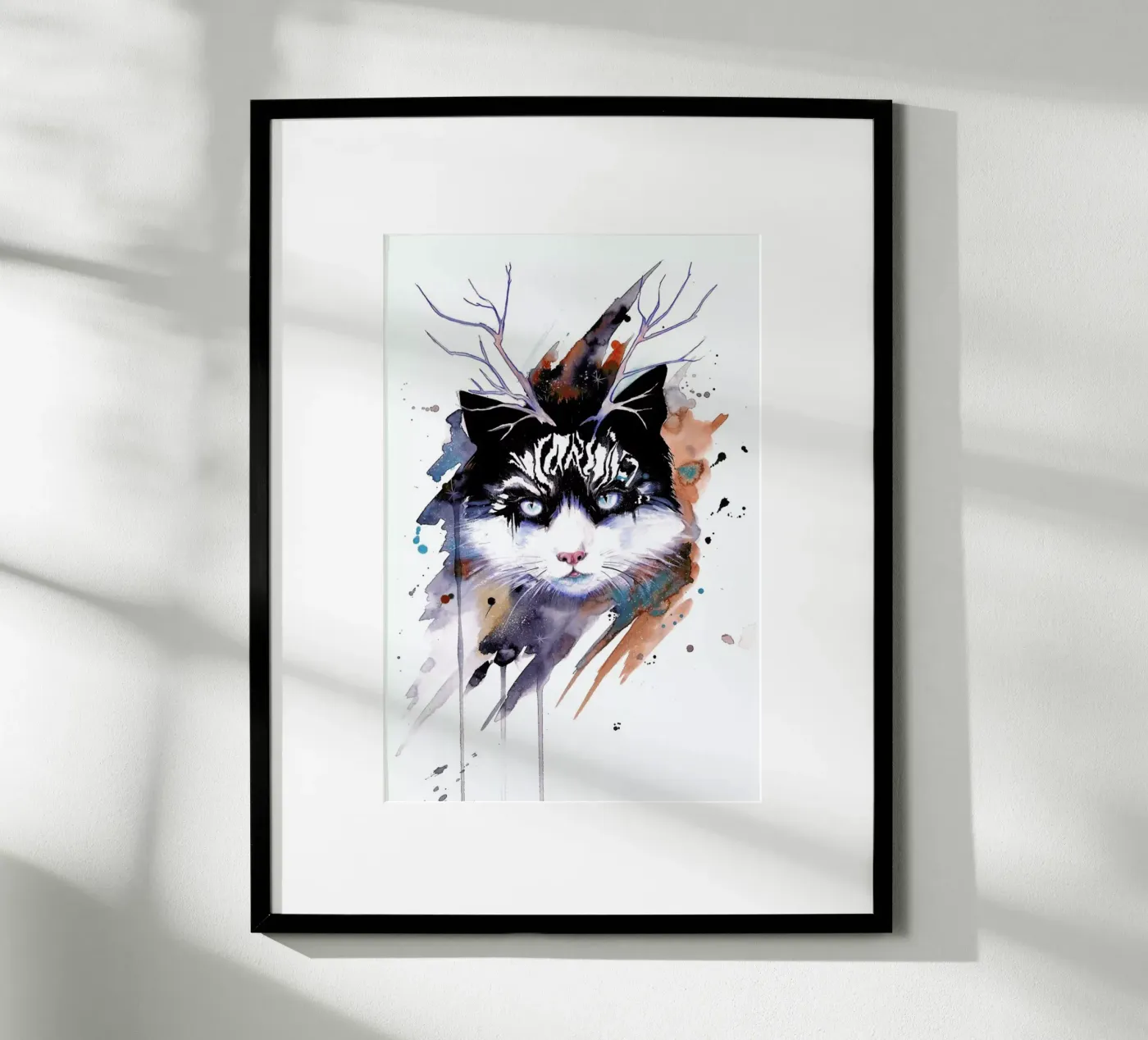 Cat Poster von Pixie Cold