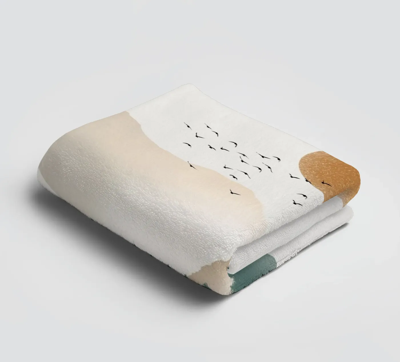 Terra asciugamano da bagno da Froze Studio