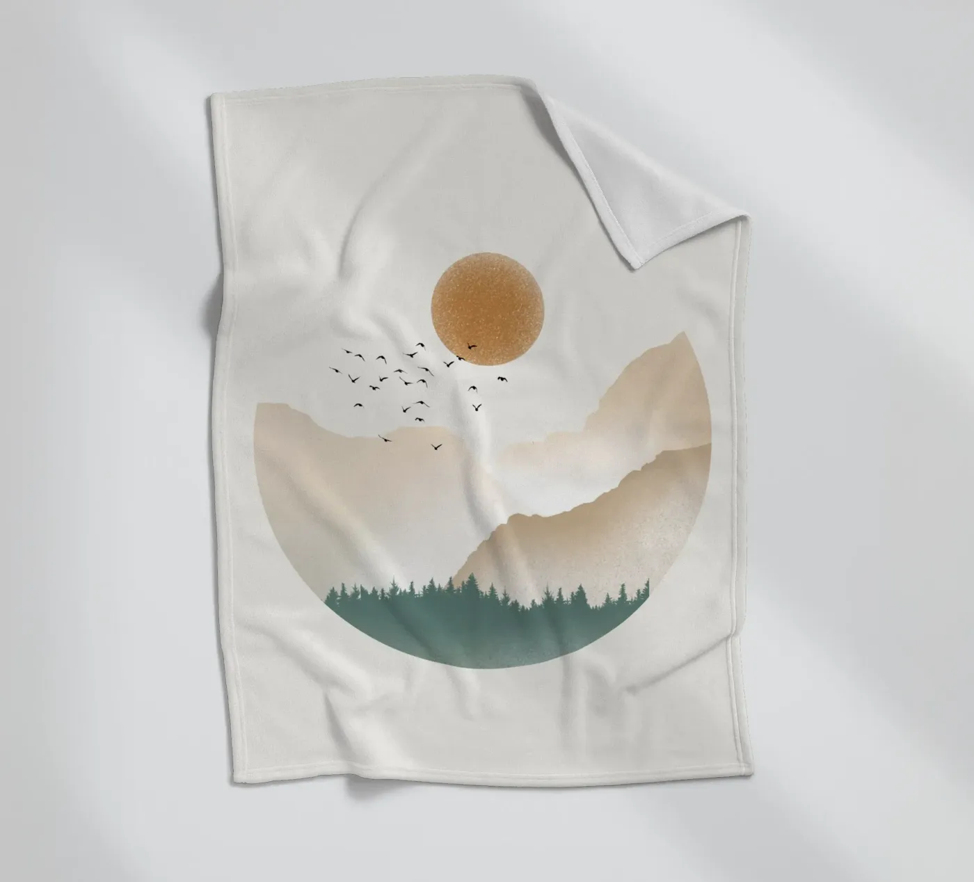 Terra Fleecedecke von Froze Studio