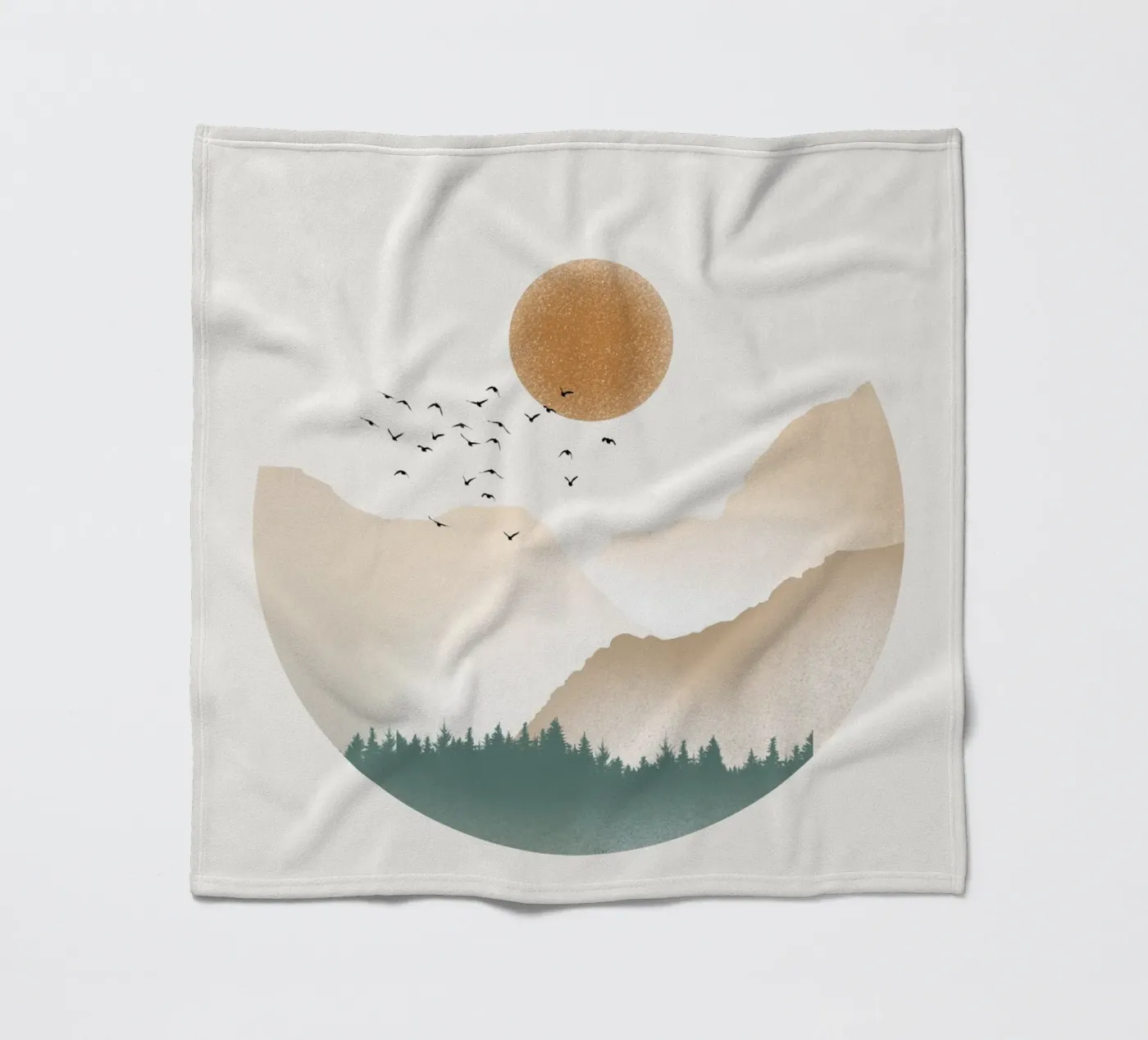 Terra Fleecedecke von Froze Studio