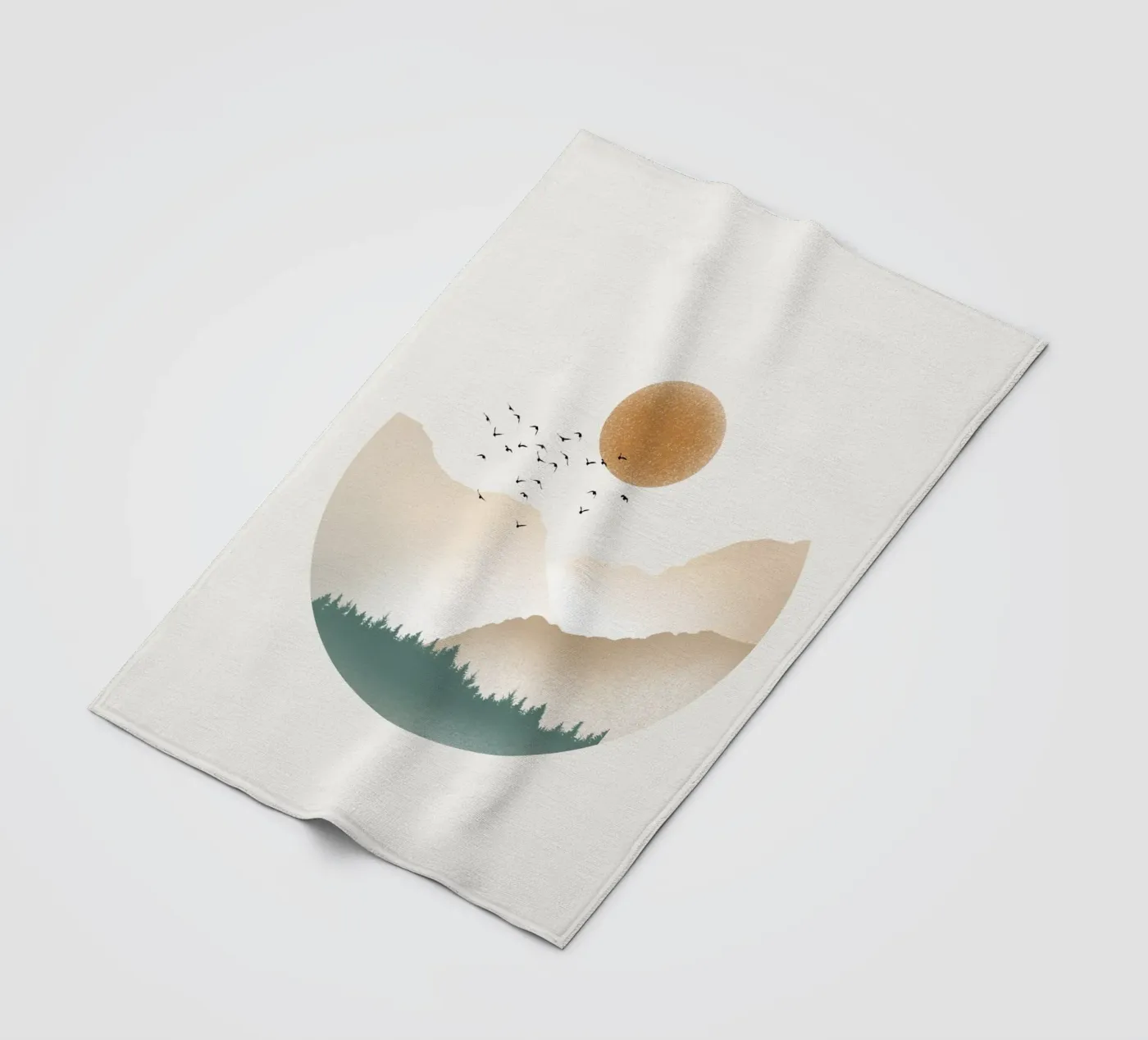 Terra Fleecedecke von Froze Studio