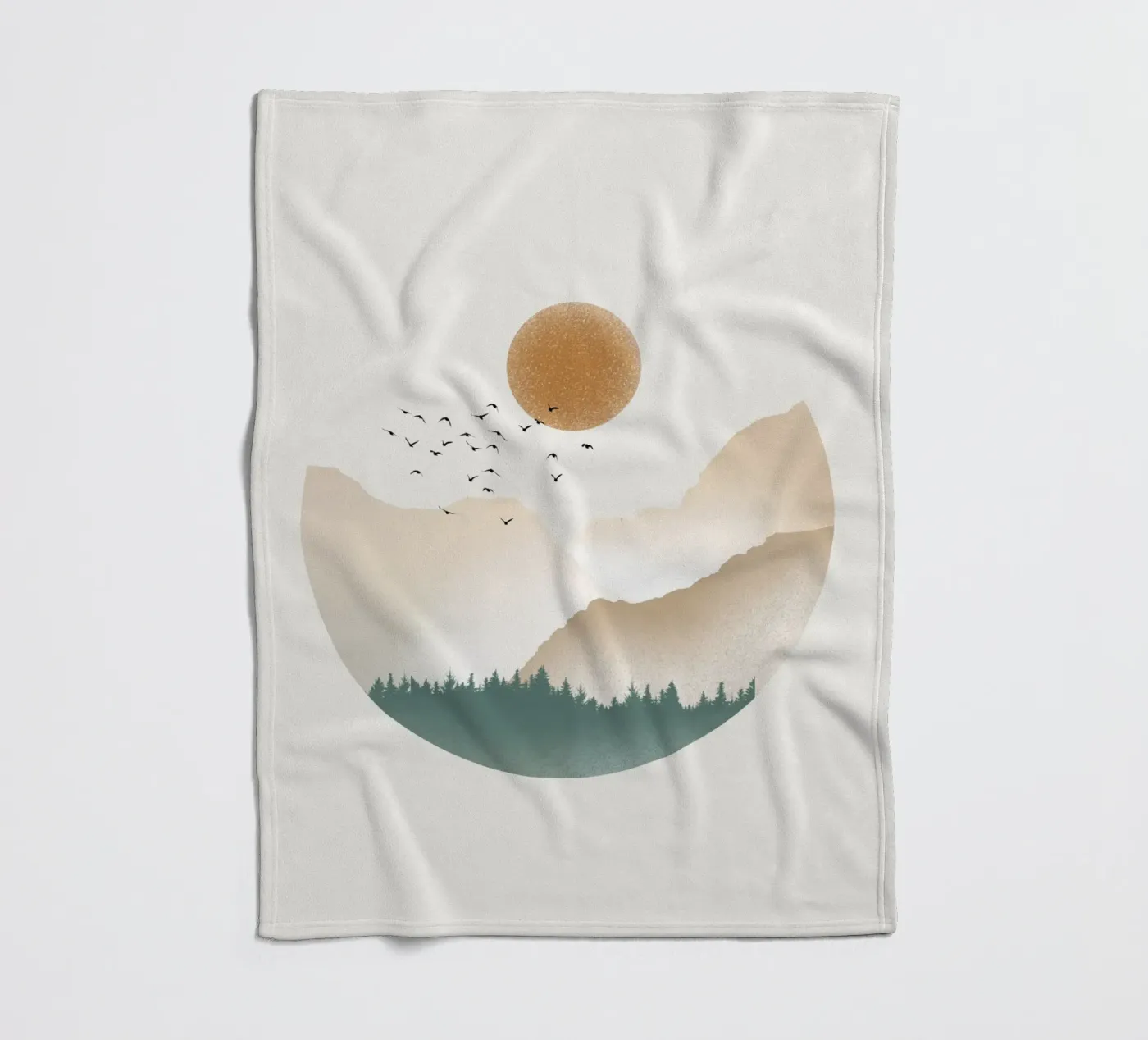Terra Fleecedecke von Froze Studio