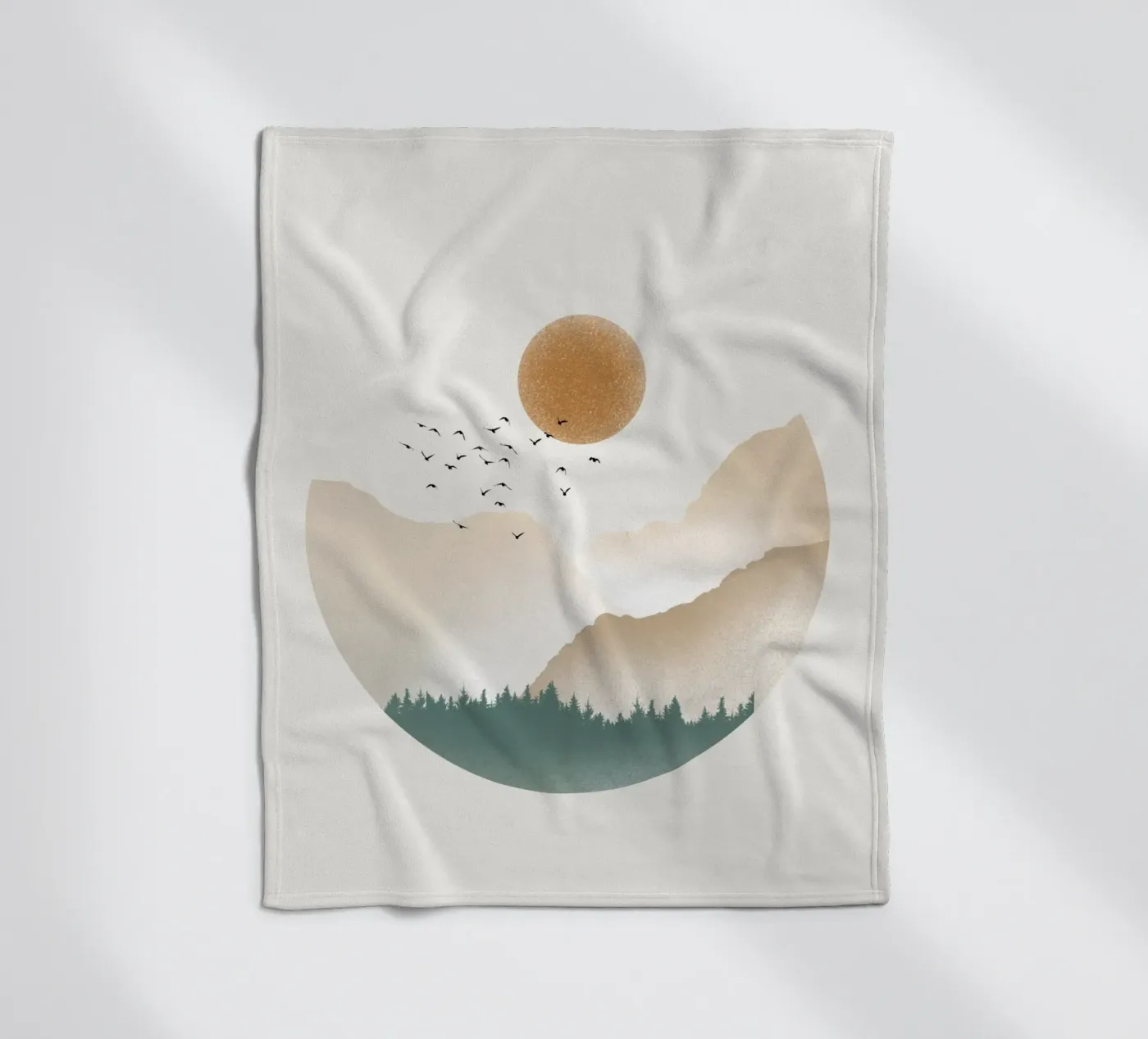 Terra Fleecedecke von Froze Studio