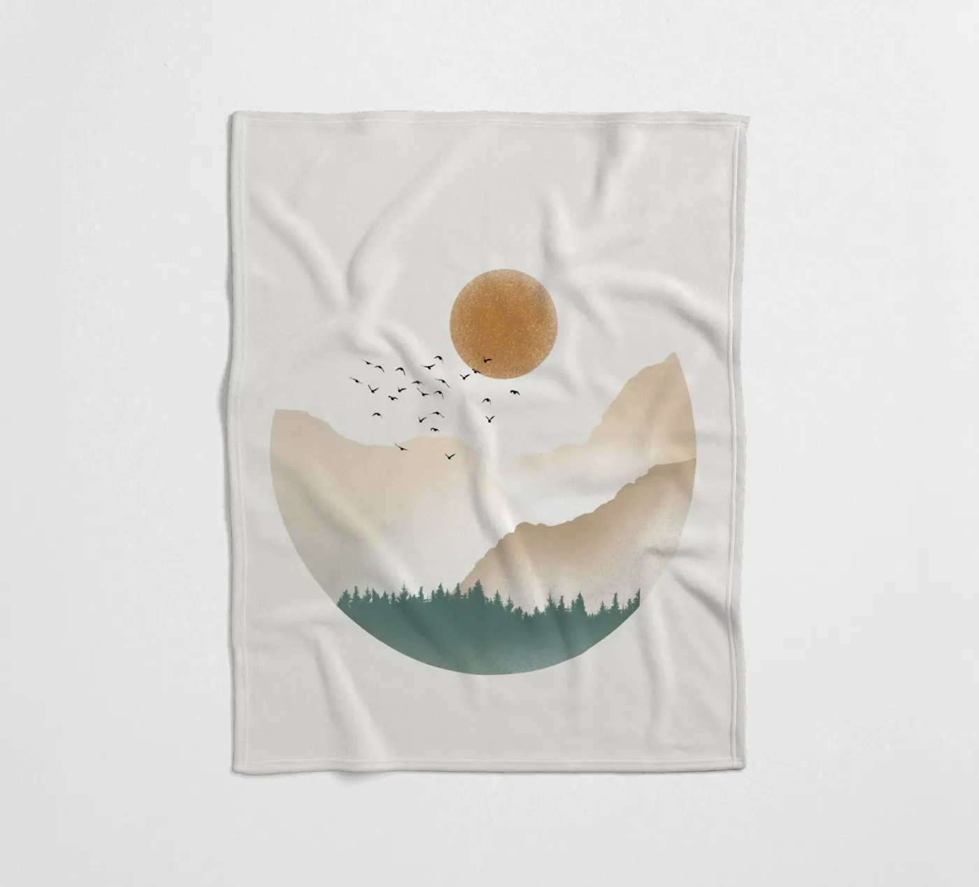 Terra Fleecedecke von Froze Studio